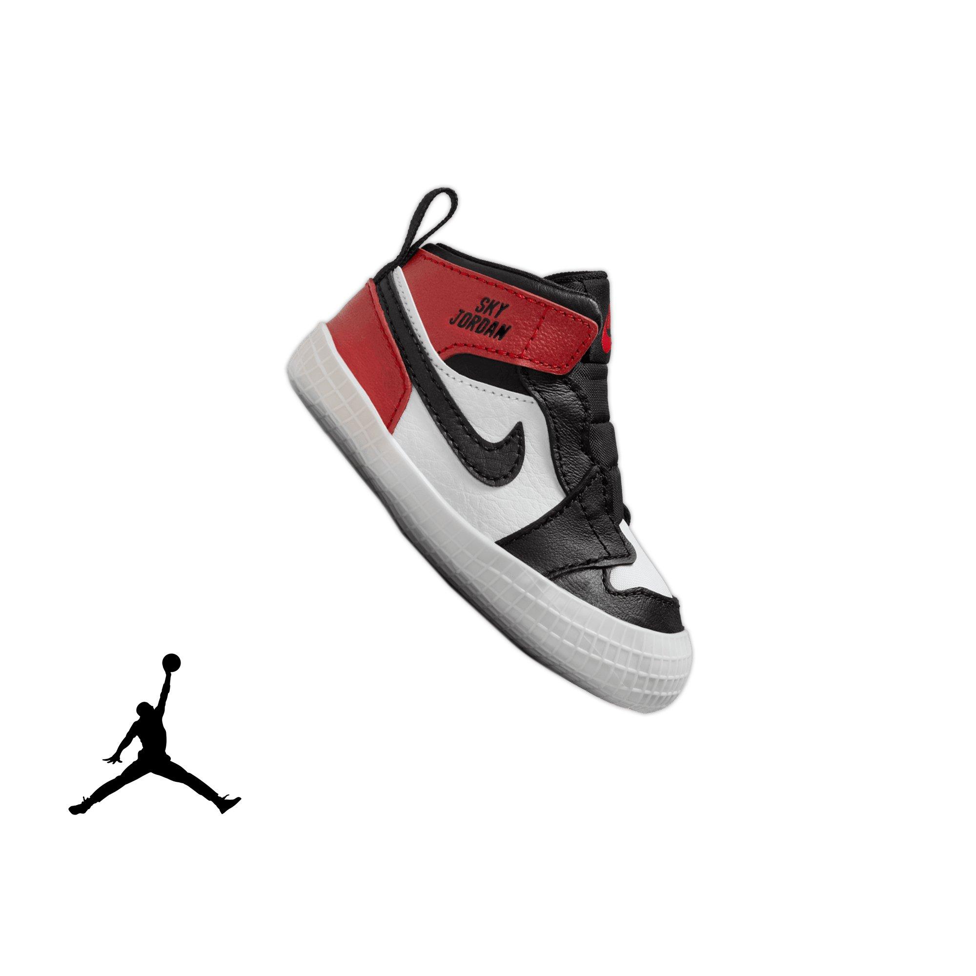 Jordan 1 Retro High OG "Black Toe" Crib Bootie​