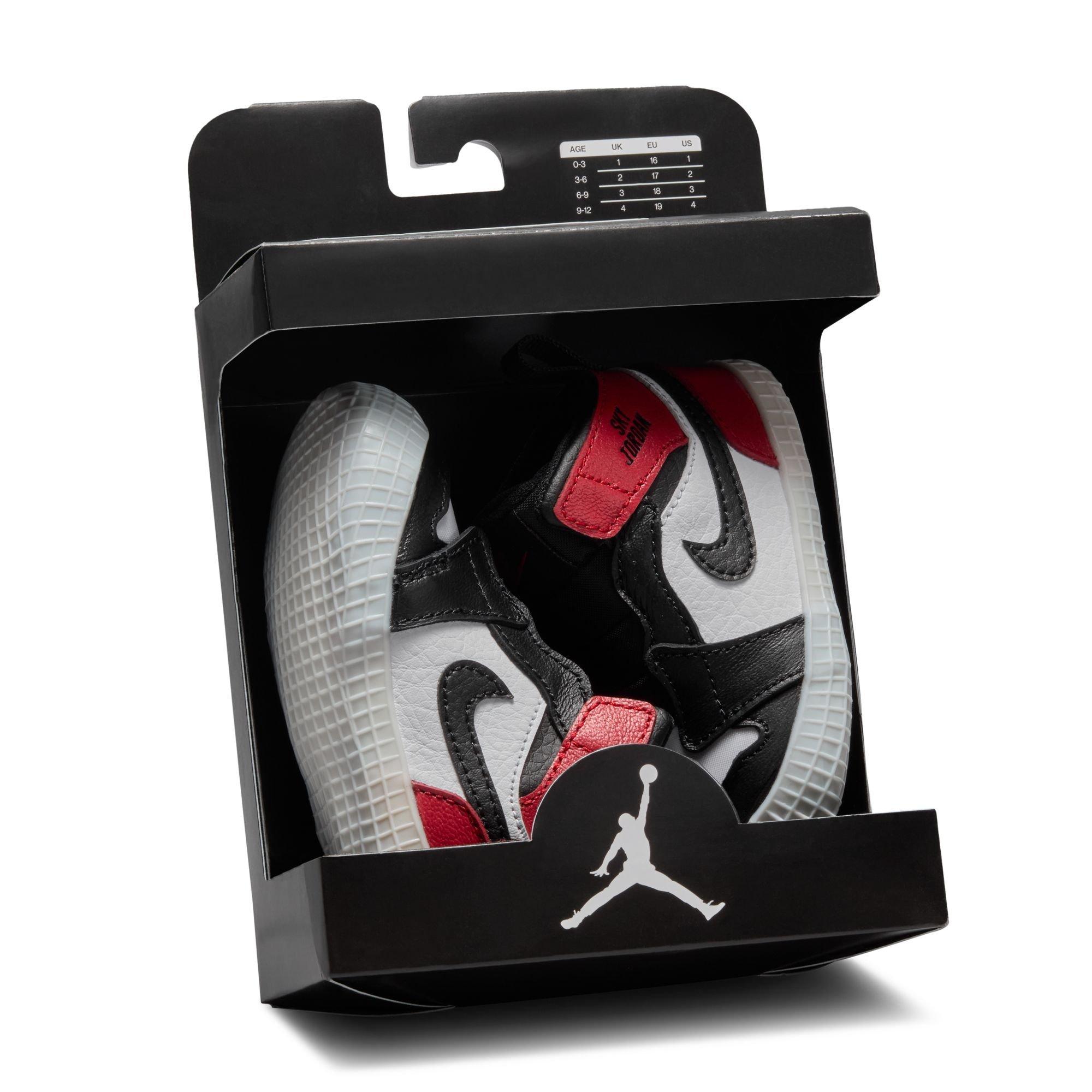 Jordan 1 Retro High OG "Black Toe" Crib Bootie​