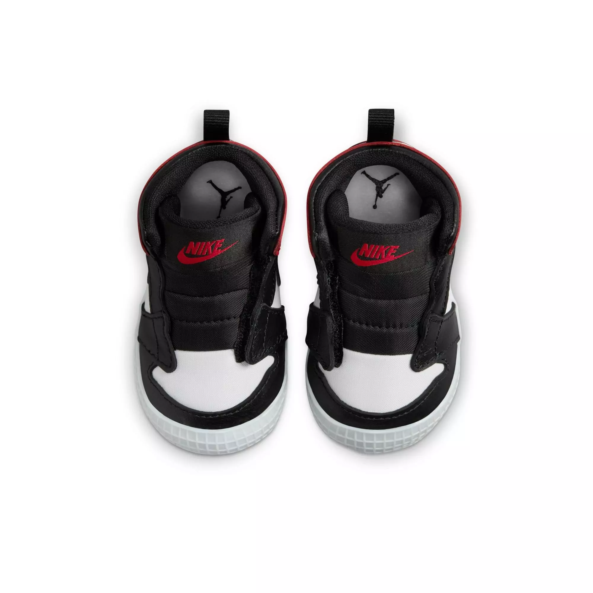Jordan 1 Retro High OG "Black Toe" Crib Bootie - BLACK/VARSITY RED/WHITE