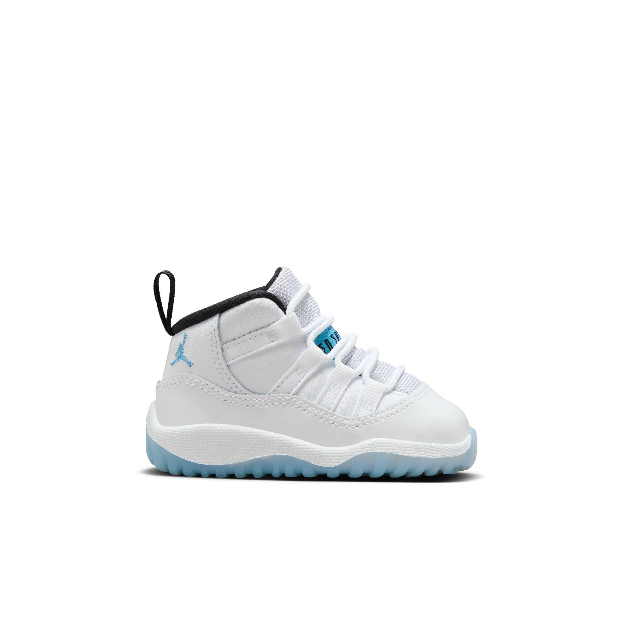 Jordan 11 Retro "Legend Blue" Toddler Kids' Shoe - WHITE/LEGEND BLUE/BLACK Thumbnail View 1