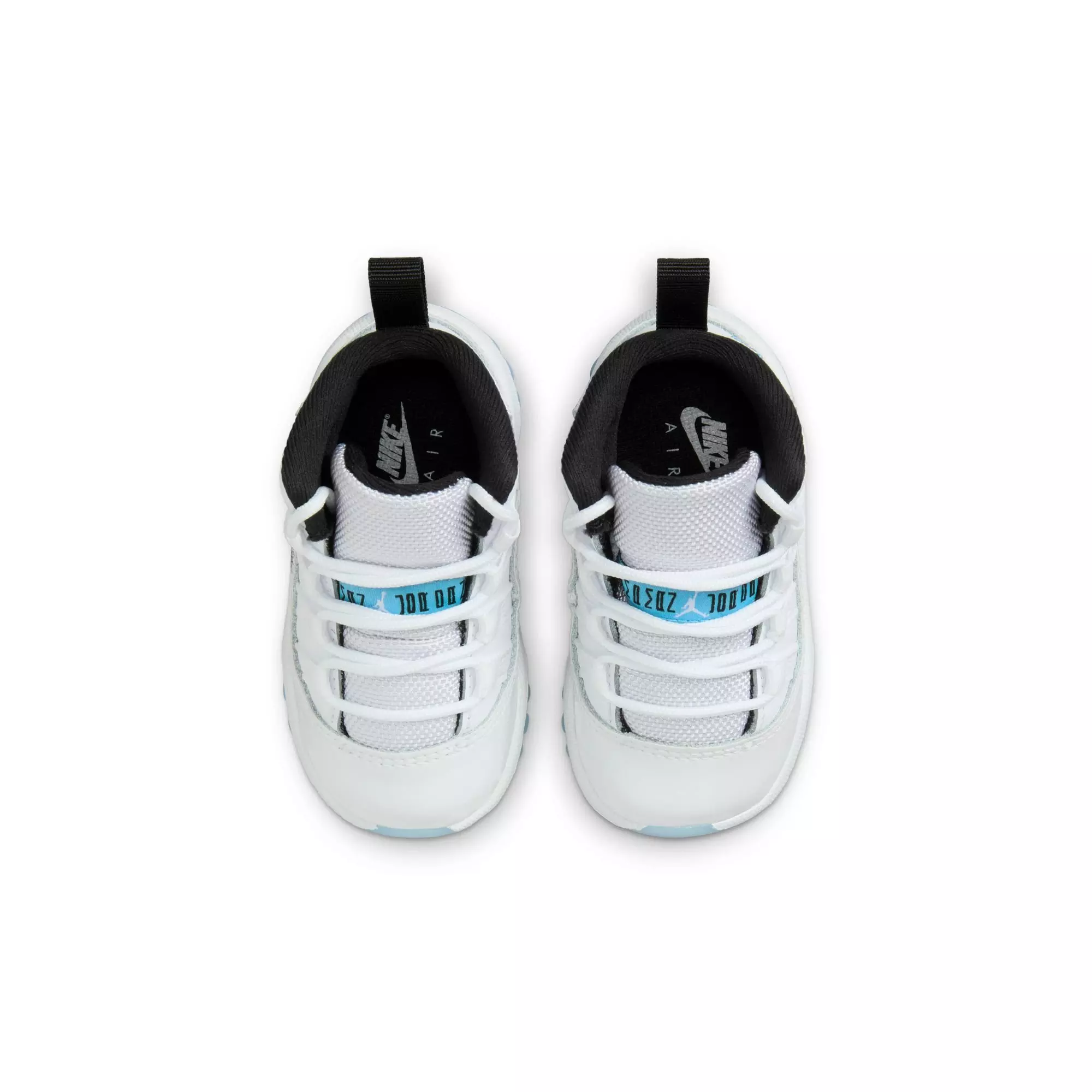 Jordan 11 Retro "Legend Blue" Toddler Kids' Shoe - WHITE/LEGEND BLUE/BLACK