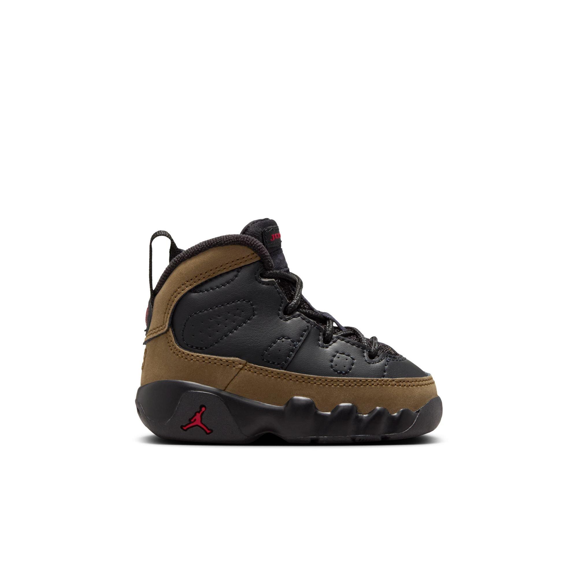 Jordan 9 Retro "Olive" Toddler Kids' Shoe