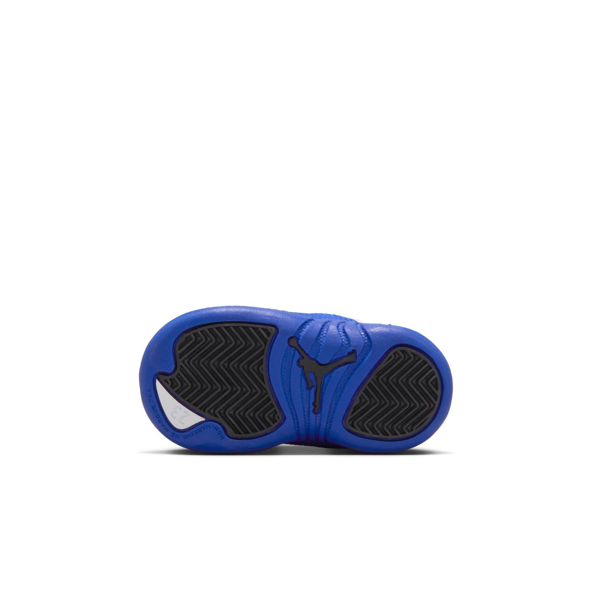 Jordan 12 Retro "White and Game Royal" Toddler Kids' Shoe