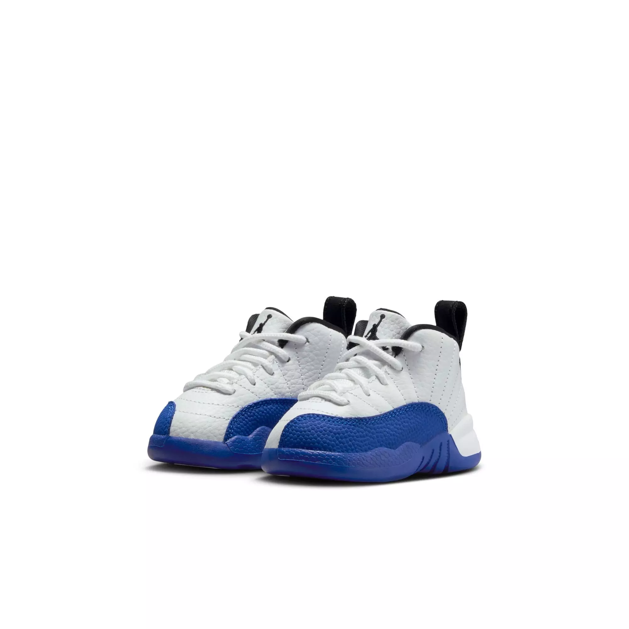 Jordan 12 Retro "White and Game Royal" Toddler Kids' Shoe - WHITE/BLACK/GAME ROYAL