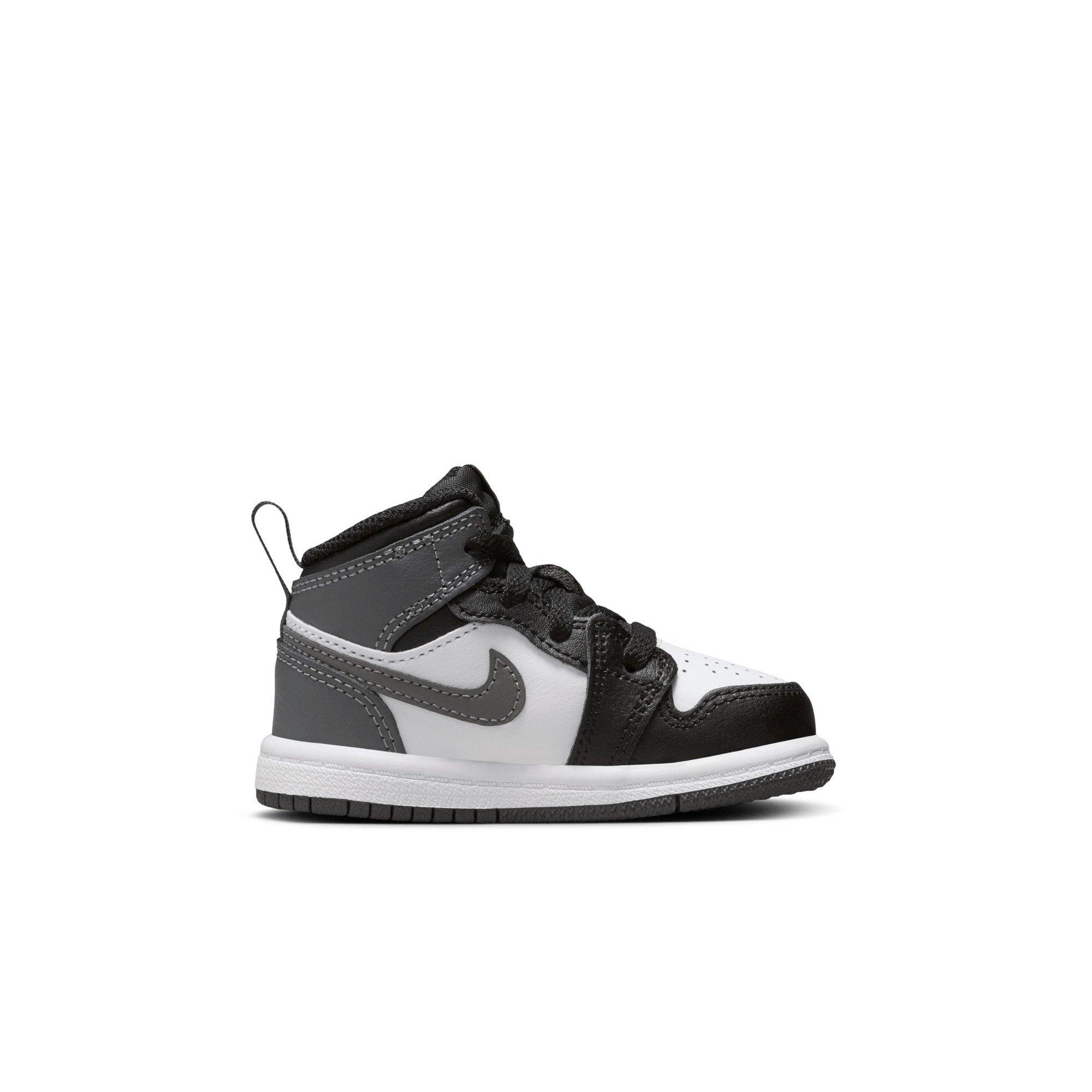 Jordan 1 Mid Toddler Boys' "Black/Iron Grey/White" Shoe