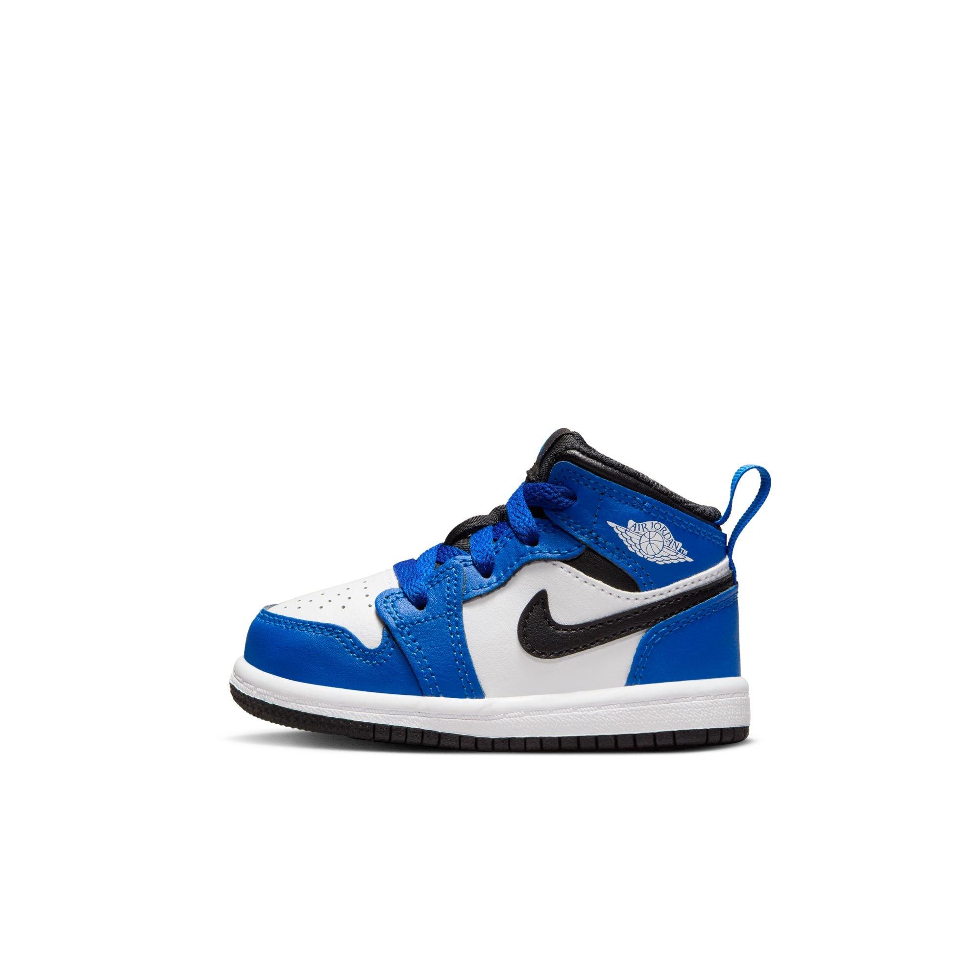 Jordan 1 Mid Toddler Boys' "Game Royal/Black/White" Shoe