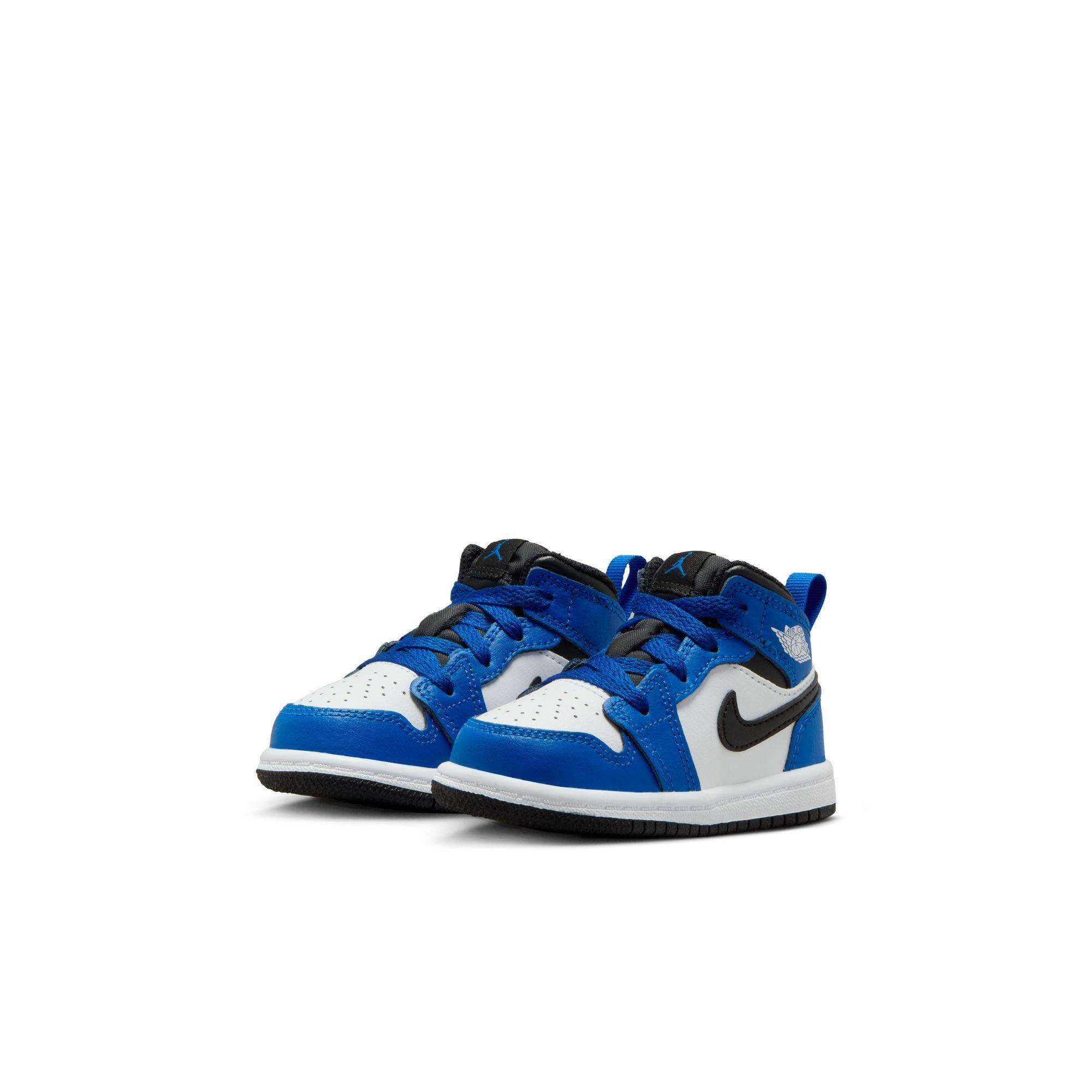 Jordan 1 Mid Toddler Boys' "Game Royal/Black/White" Shoe