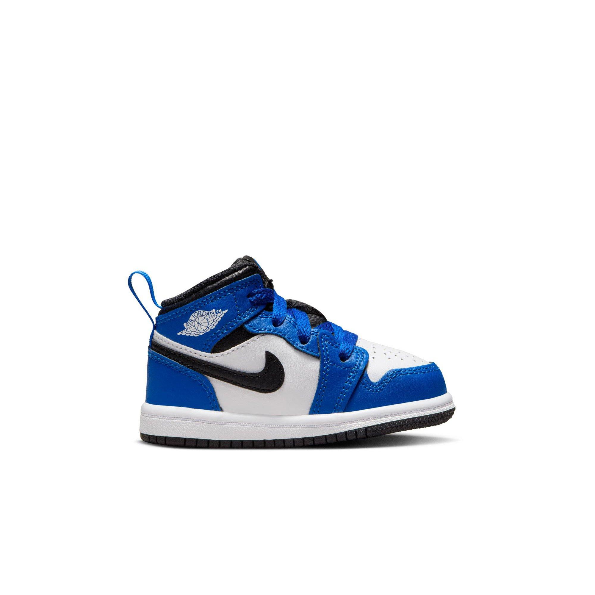 Jordan 1 Mid "Game Royal/Black/White" Toddler Boys' Shoe - ROYAL/WHITE/BLACK Thumbnail View 1