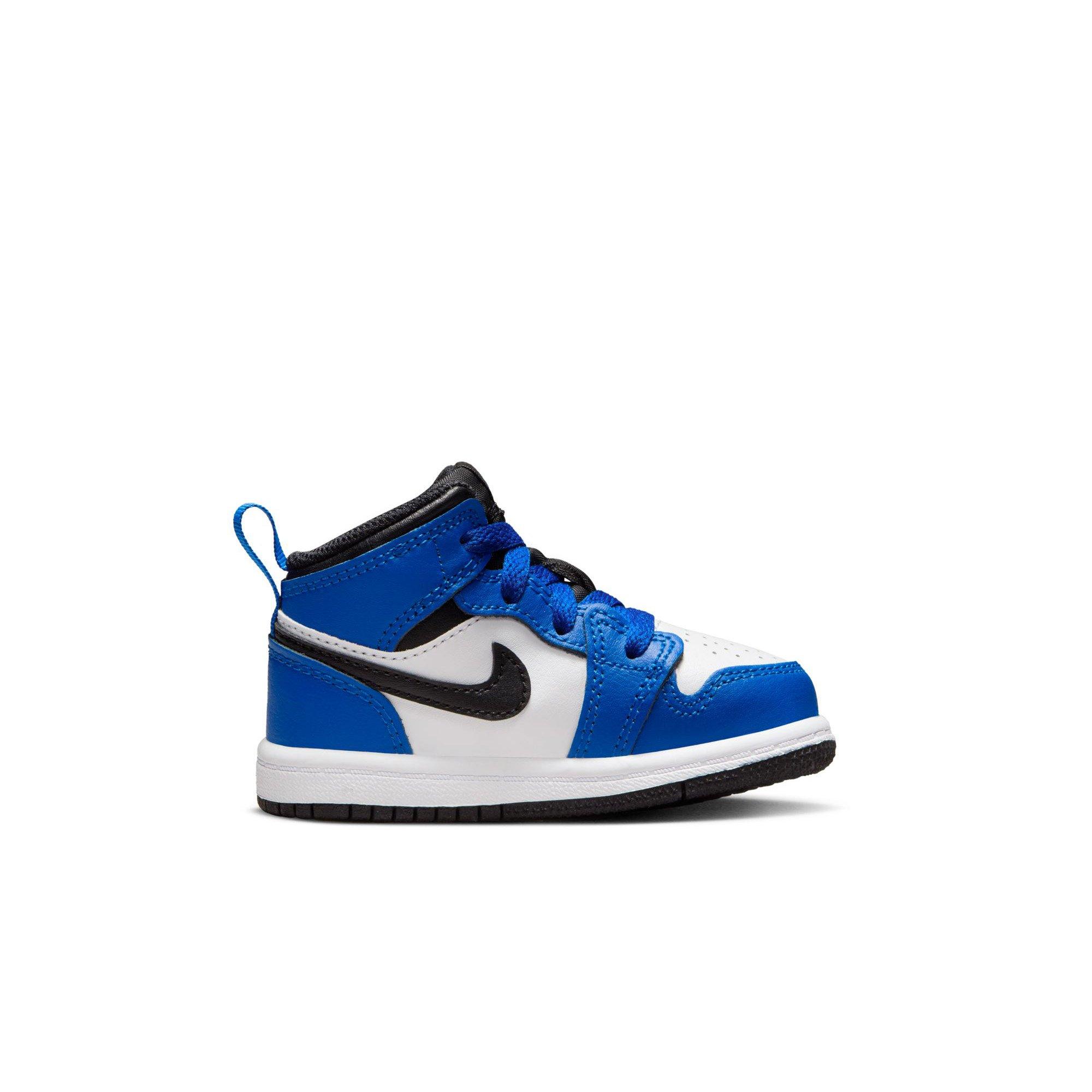 Jordan 1 Mid "Game Royal/Black/White" Toddler Boys' Shoe - ROYAL/WHITE/BLACK Thumbnail View 2