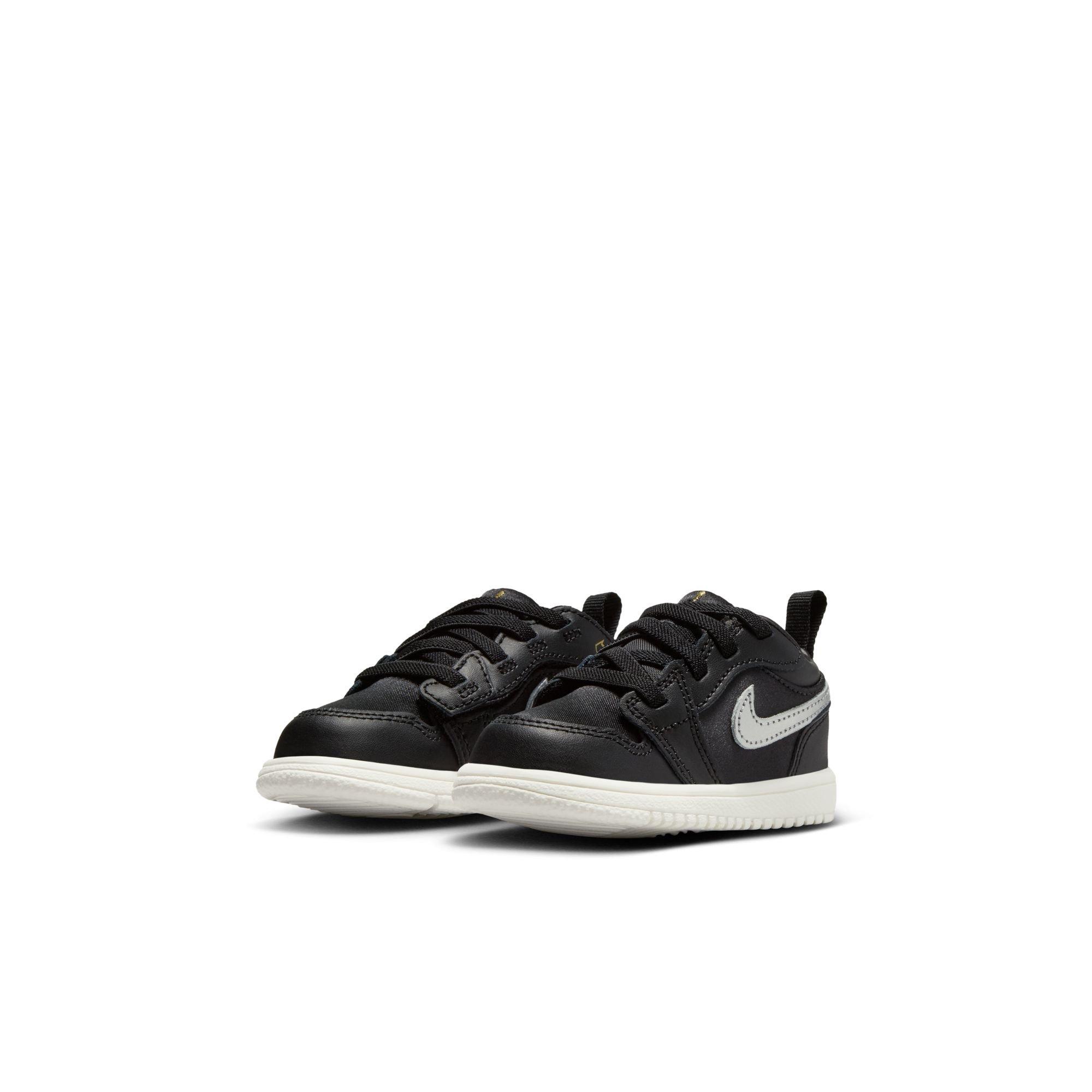 Jordan 1 Low Alt SE Toddler Boys'  "Black/Metallic Silver/Sail/Metallic Gold" Shoe