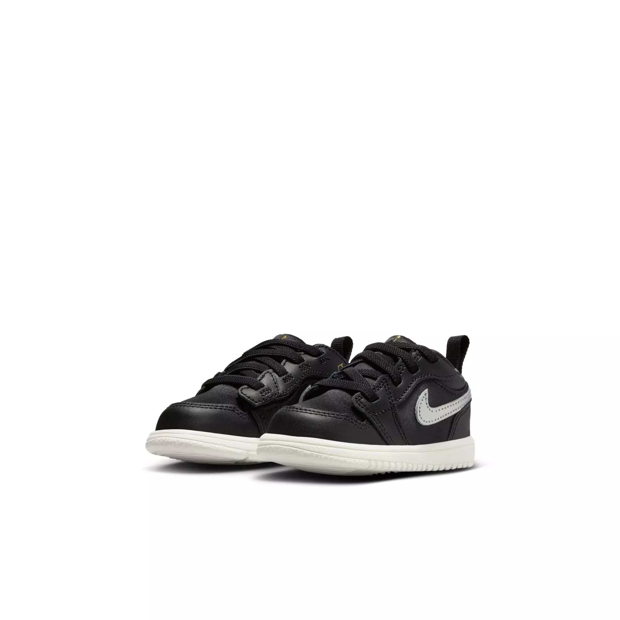 Jordan 1 Low Alt SE "Black/Metallic Silver/Sail/Metallic Gold" Toddler Boys' Shoe - BLACK/SILVER