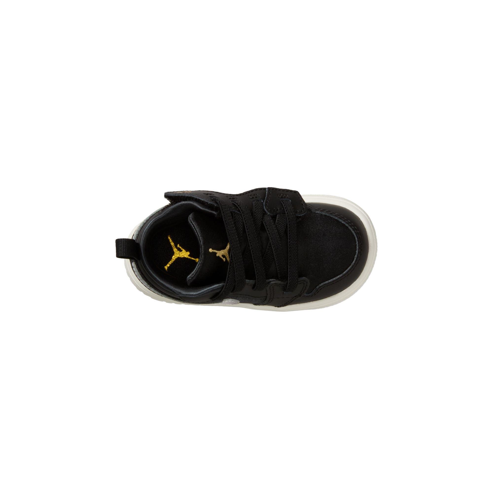 Jordan 1 Low Alt SE Toddler Boys'  "Black/Metallic Silver/Sail/Metallic Gold" Shoe