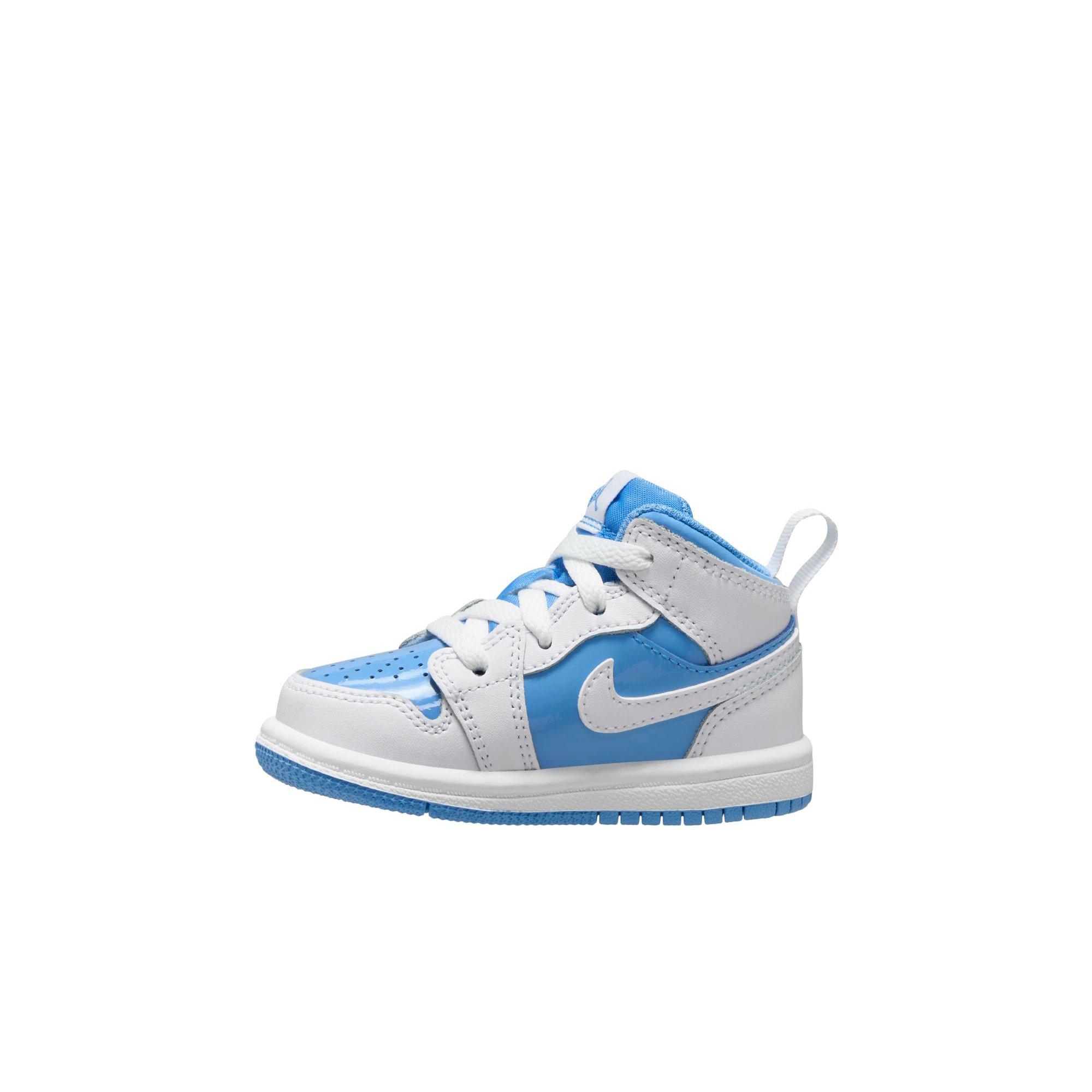 Jordan 1 Mid SE Toddler Boys' "White/Legend Blue" Shoe