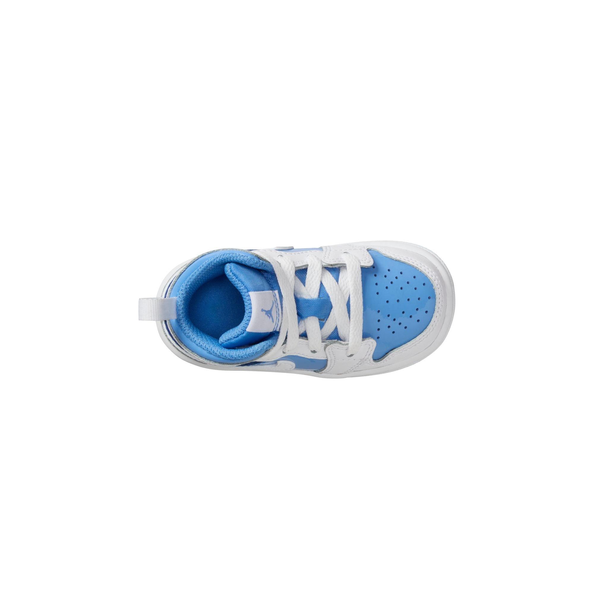 Jordan 1 Mid SE Toddler Boys' "White/Legend Blue" Shoe