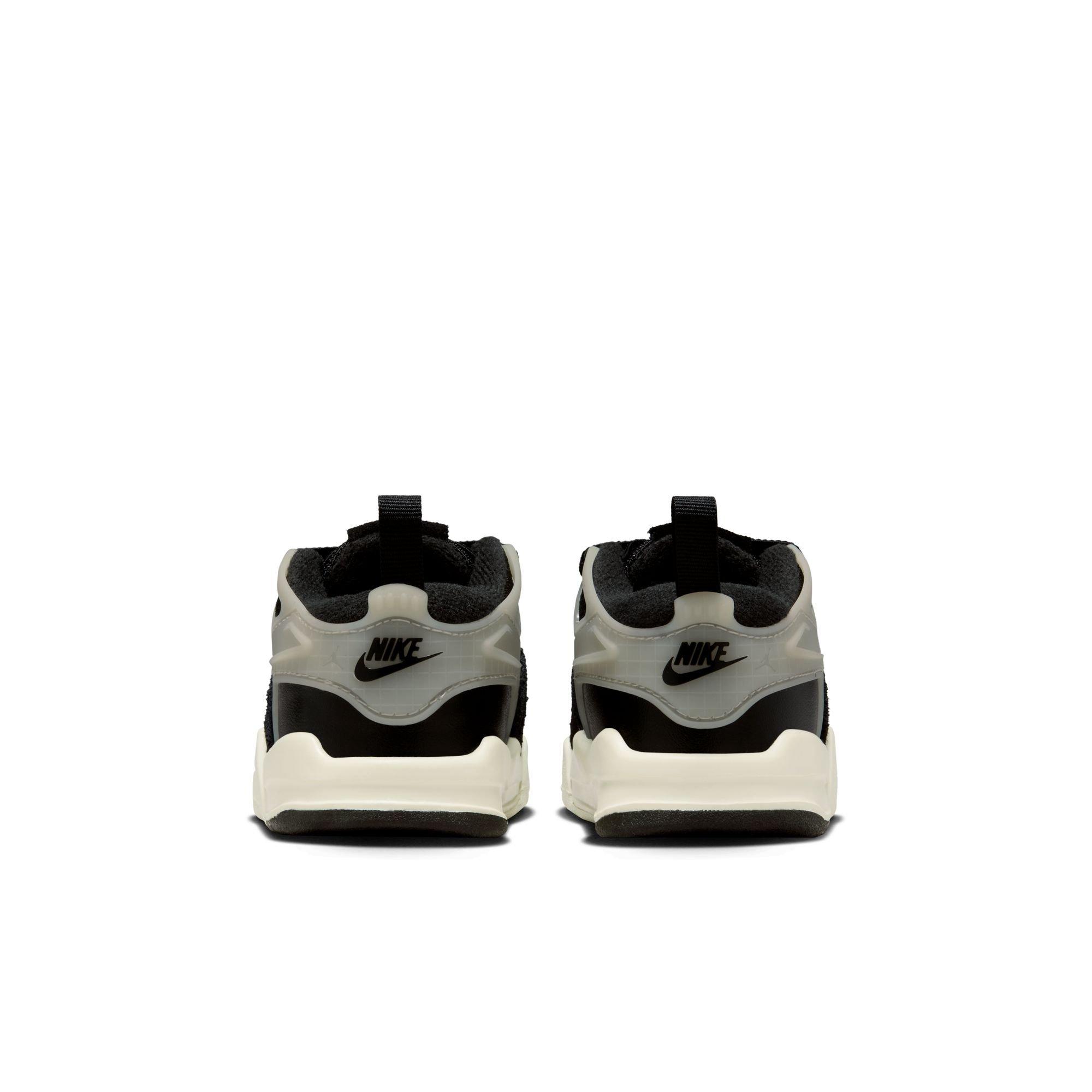 Jordan 4 RM Toddler Boys' "Black/Gym Red/Sail/Coconut Milk" Shoe