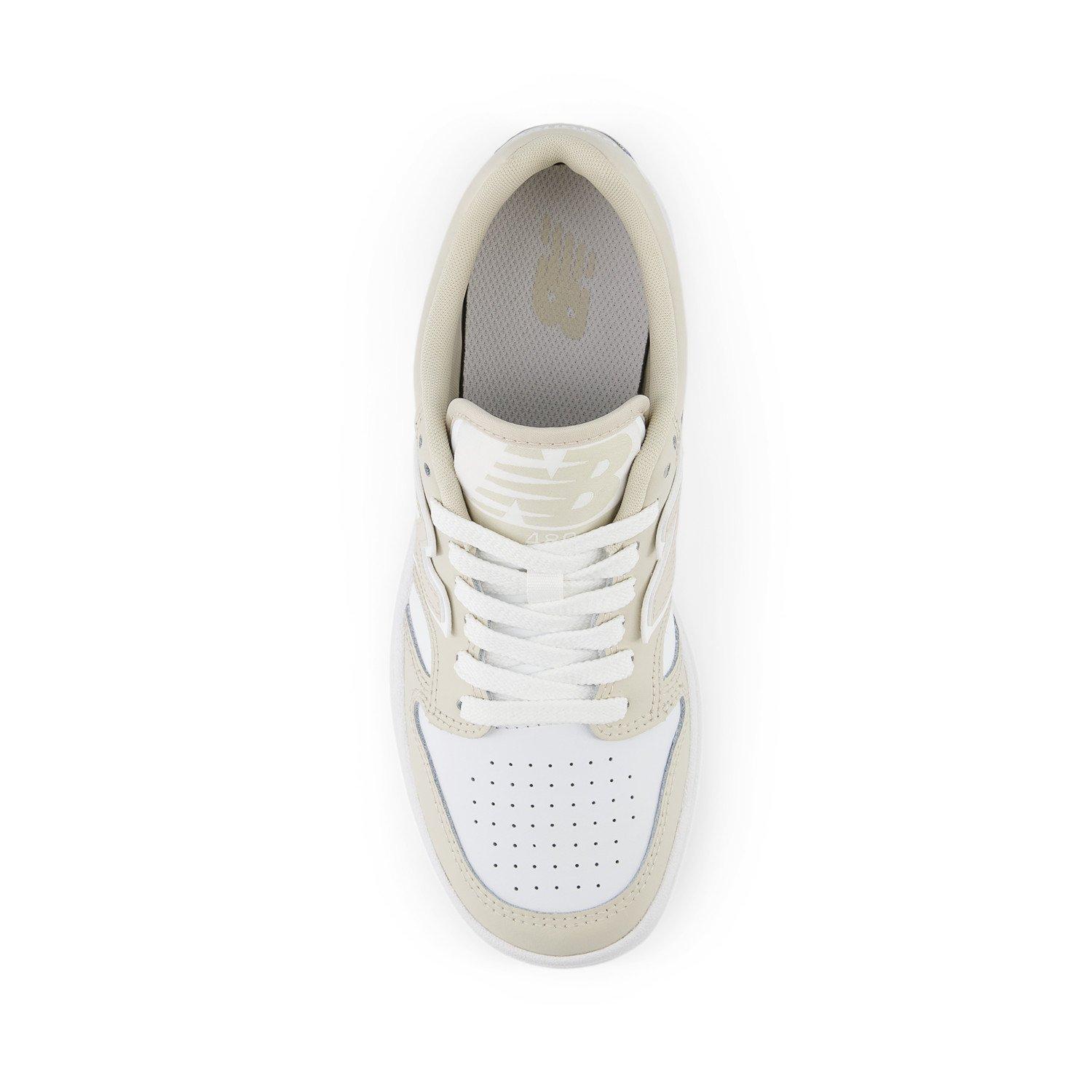 New Balance 480 Grade School Girls' "White/Beige" Shoe