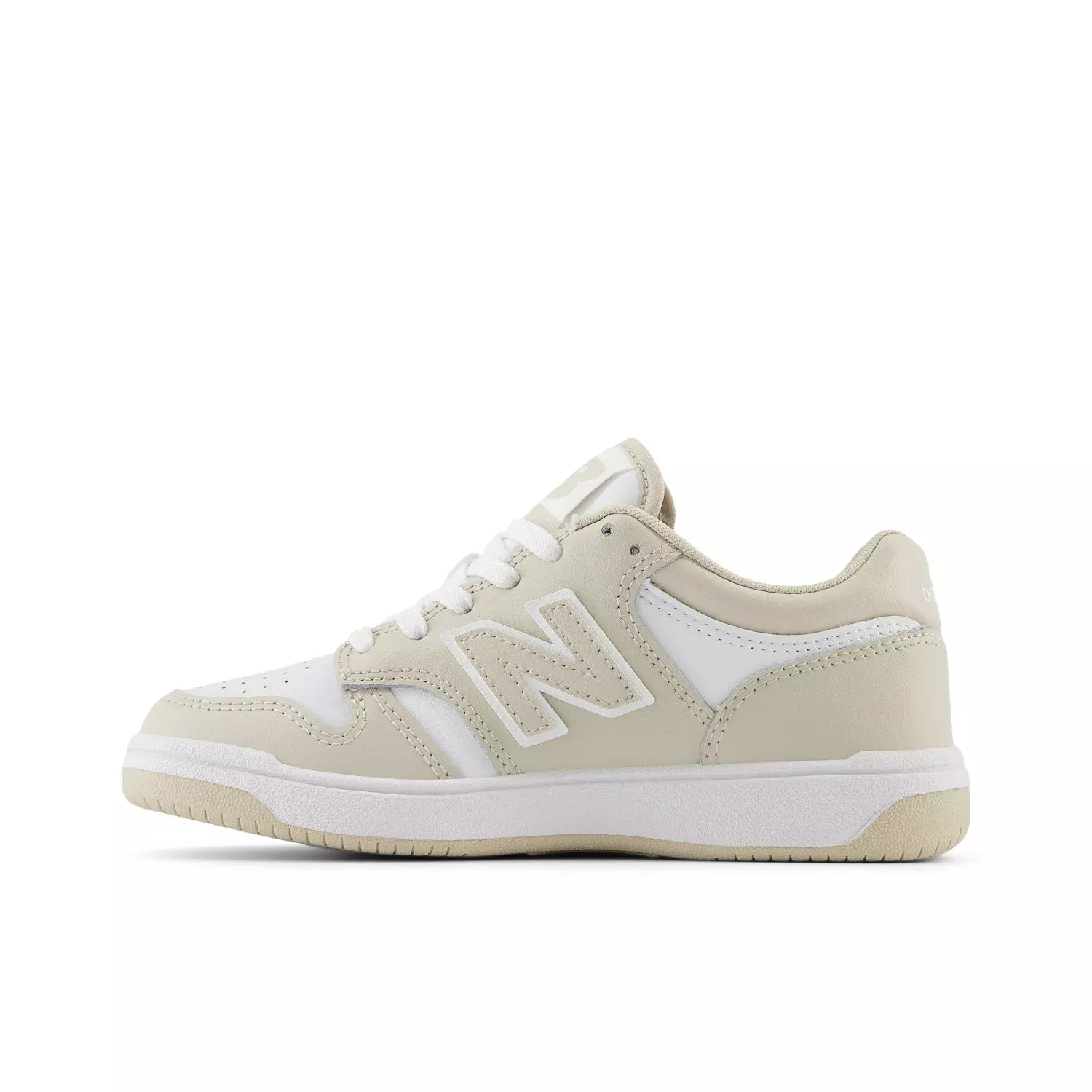 New Balance 480 "White/Beige" Preschool Girls' Shoe