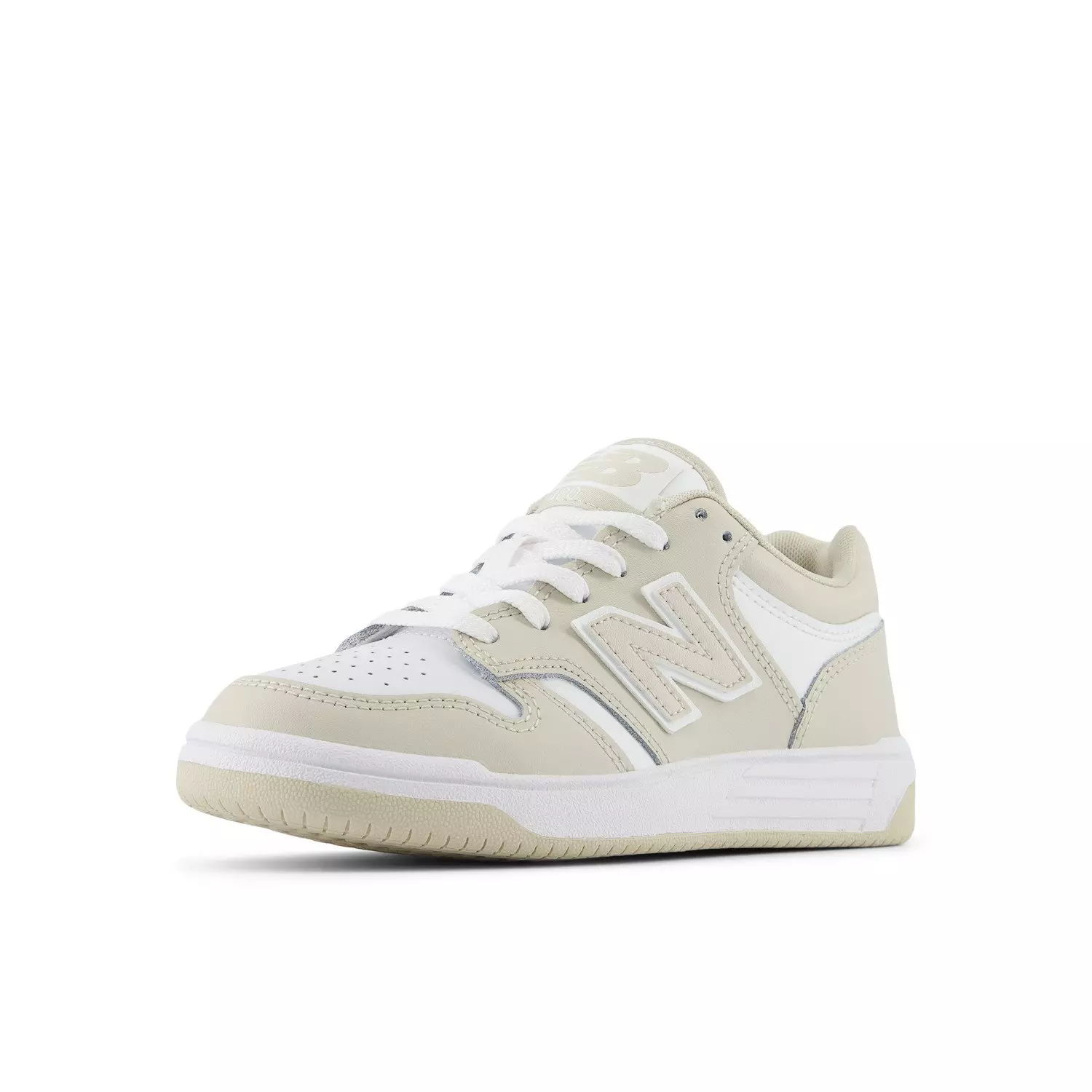 New Balance 480 "White/Beige" Preschool Girls' Shoe