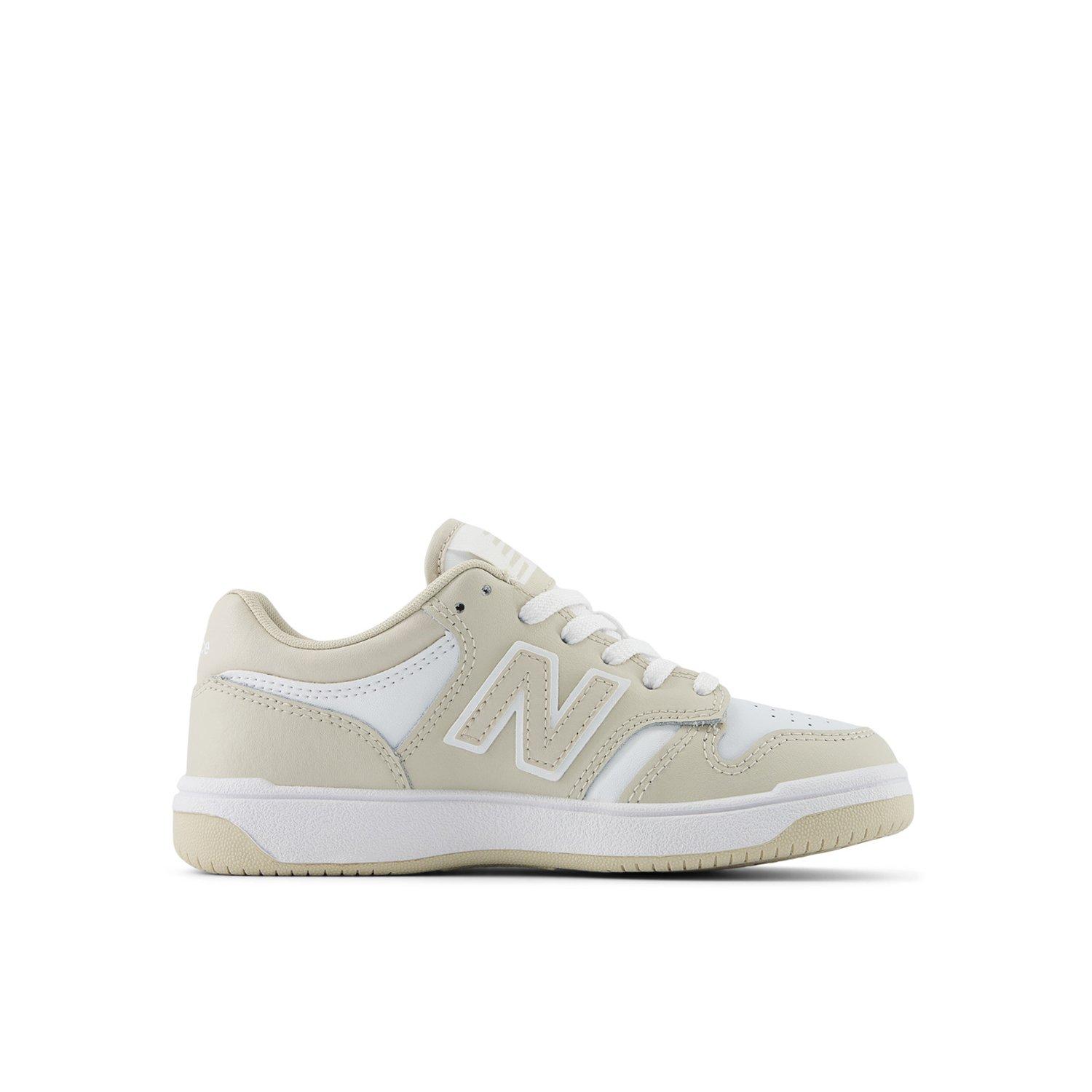 New Balance 480 Preschool Girls' "White/Beige" Shoe