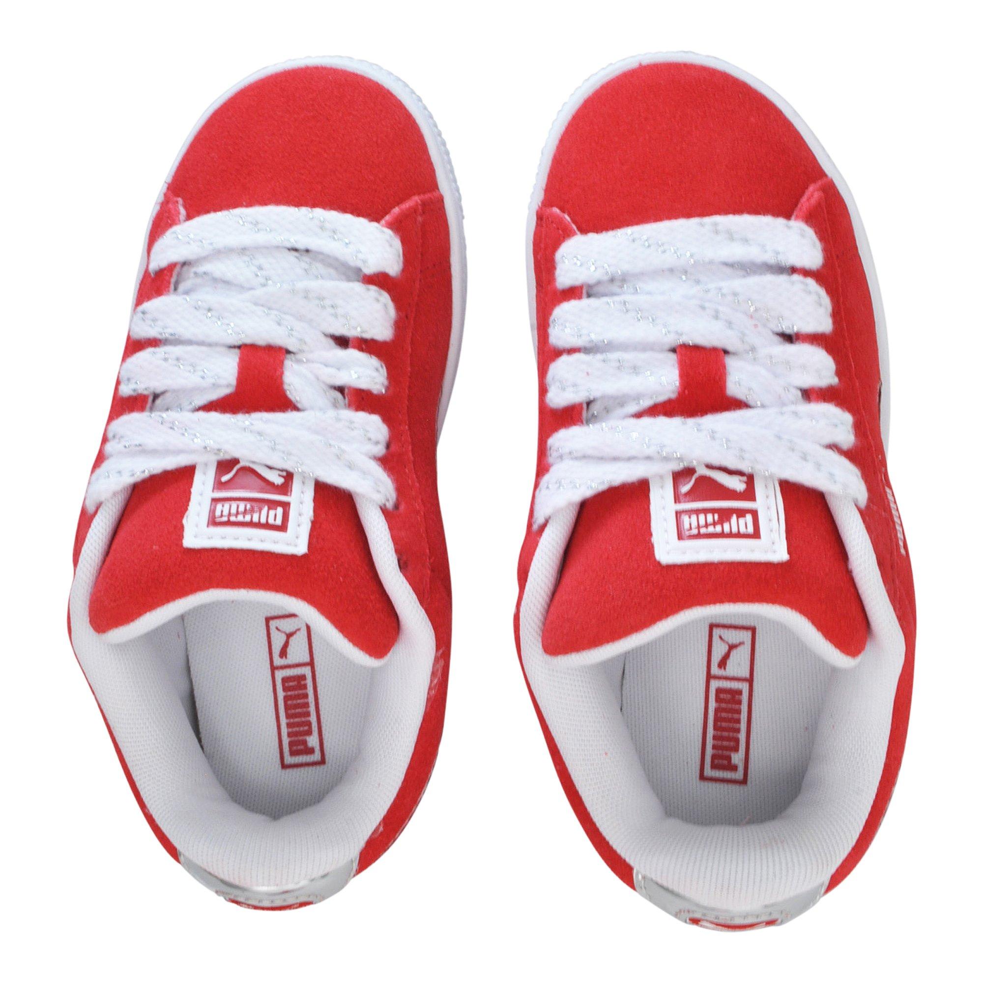 PUMA Suede XXI Preschool Girls' "Holiday Glitz" Shoe