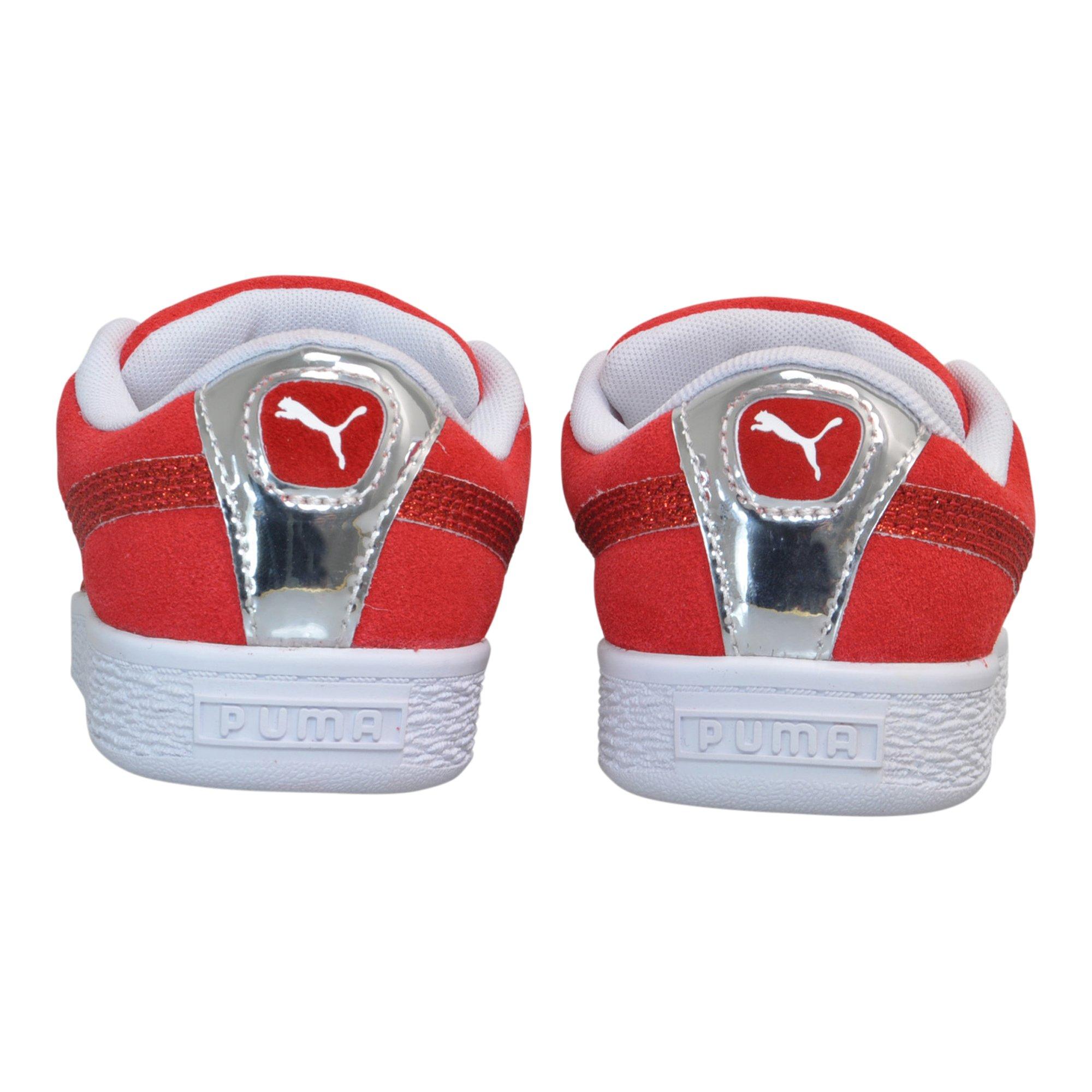 PUMA Suede XXI Preschool Girls' "Holiday Glitz" Shoe