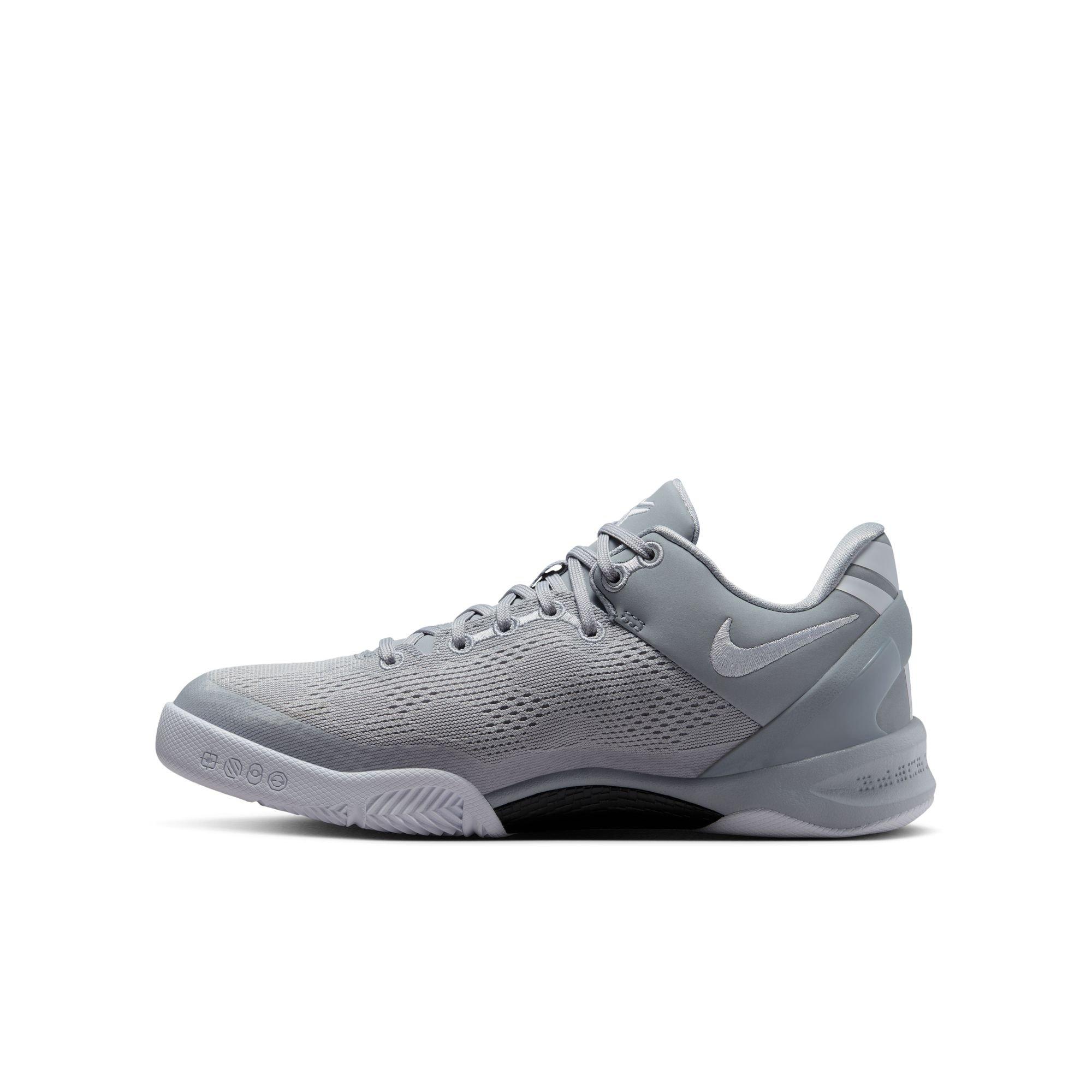 Nike Kobe 8 "Wolf Grey" Grade School Kids' Basketball Shoe