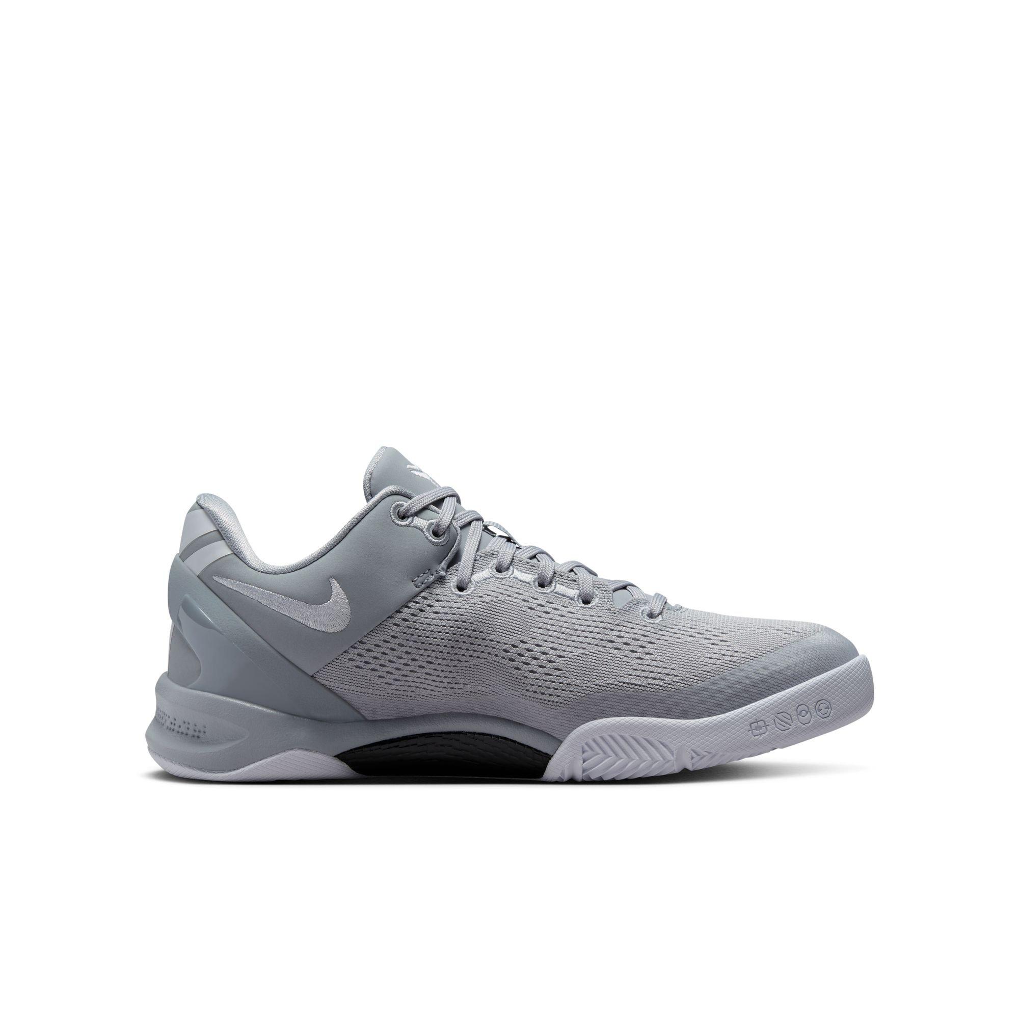 Nike Kobe 8 Wolf Grey Grade School Kids Basketball Shoe Hibbett