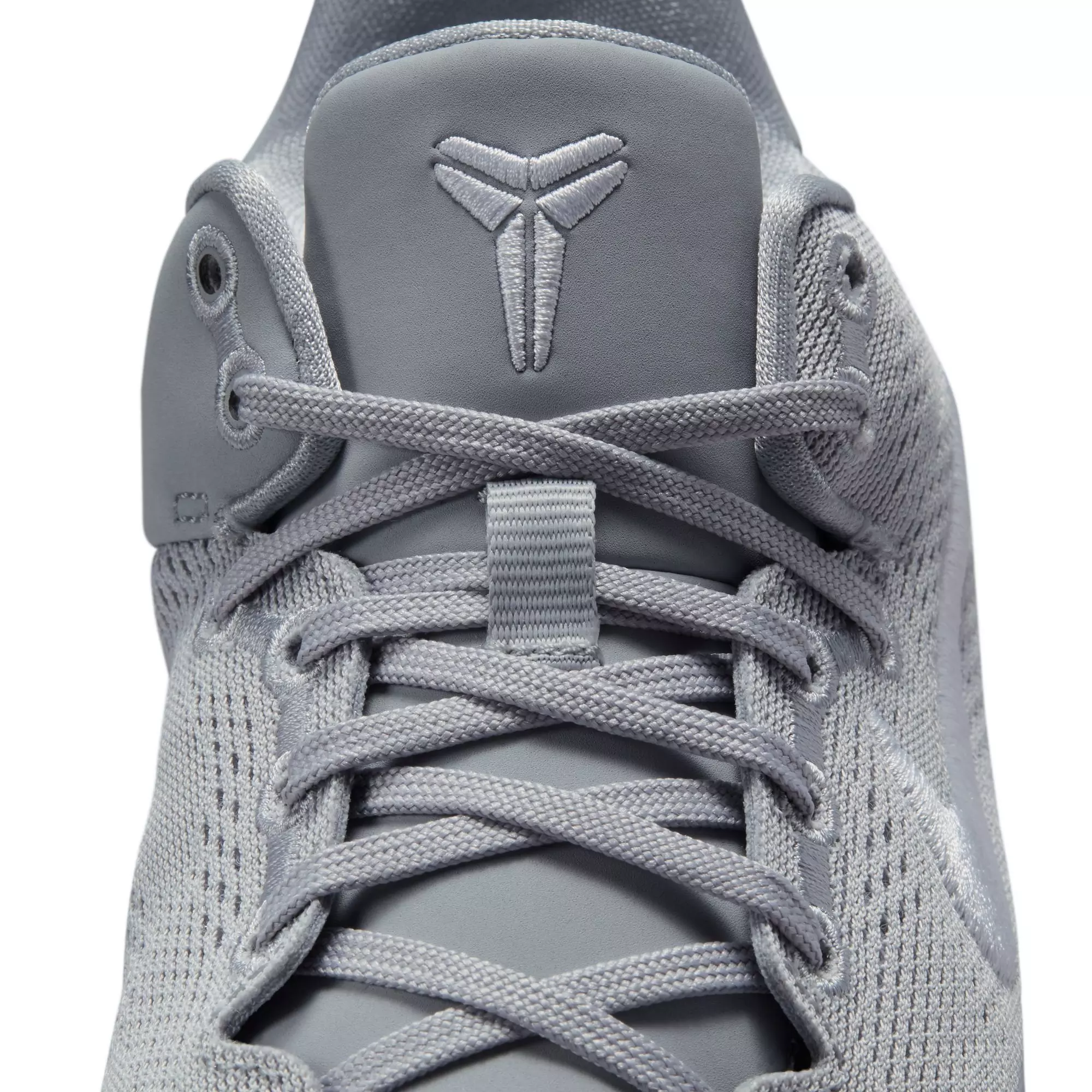 Nike Kobe 8 "Wolf Grey" Grade School Kids' Basketball Shoe - WOLF GREY/WHITE