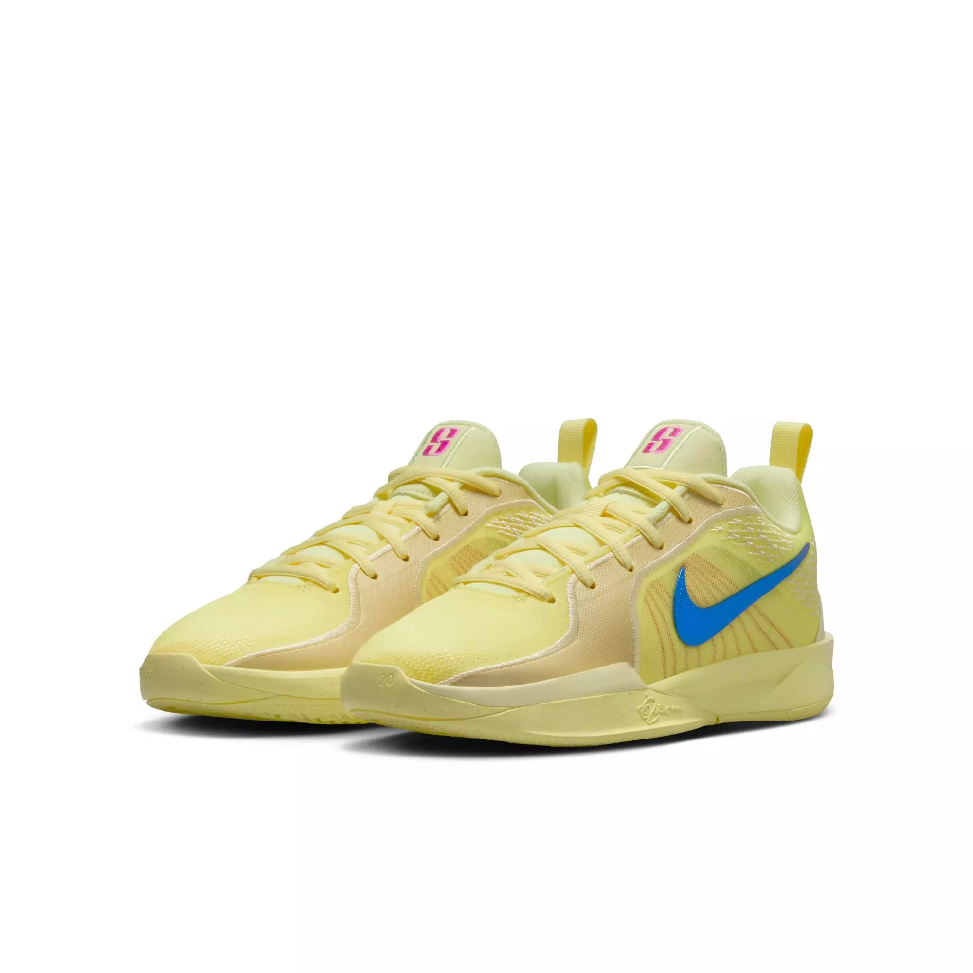 Nike Sabrina 2 "Citron Tint" Grade School Kids' Basketball Shoe -  CITRON TINT/ROYAL PULSE/ALABASTER