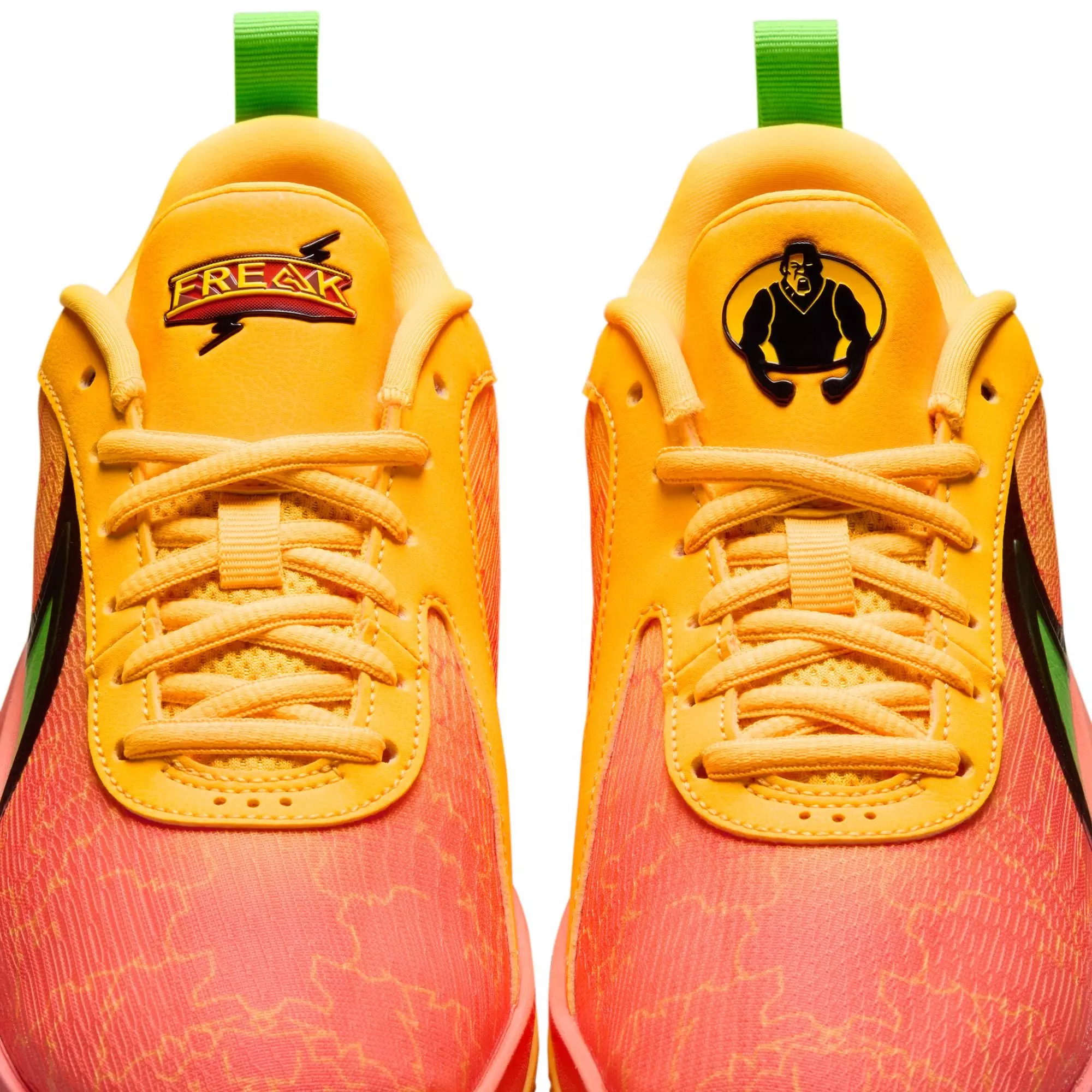 Nike Freak 6 "Fright Night" Grade School Kids' Basketball Shoe - WILD MANGO/ACTION GREEN/BLACK