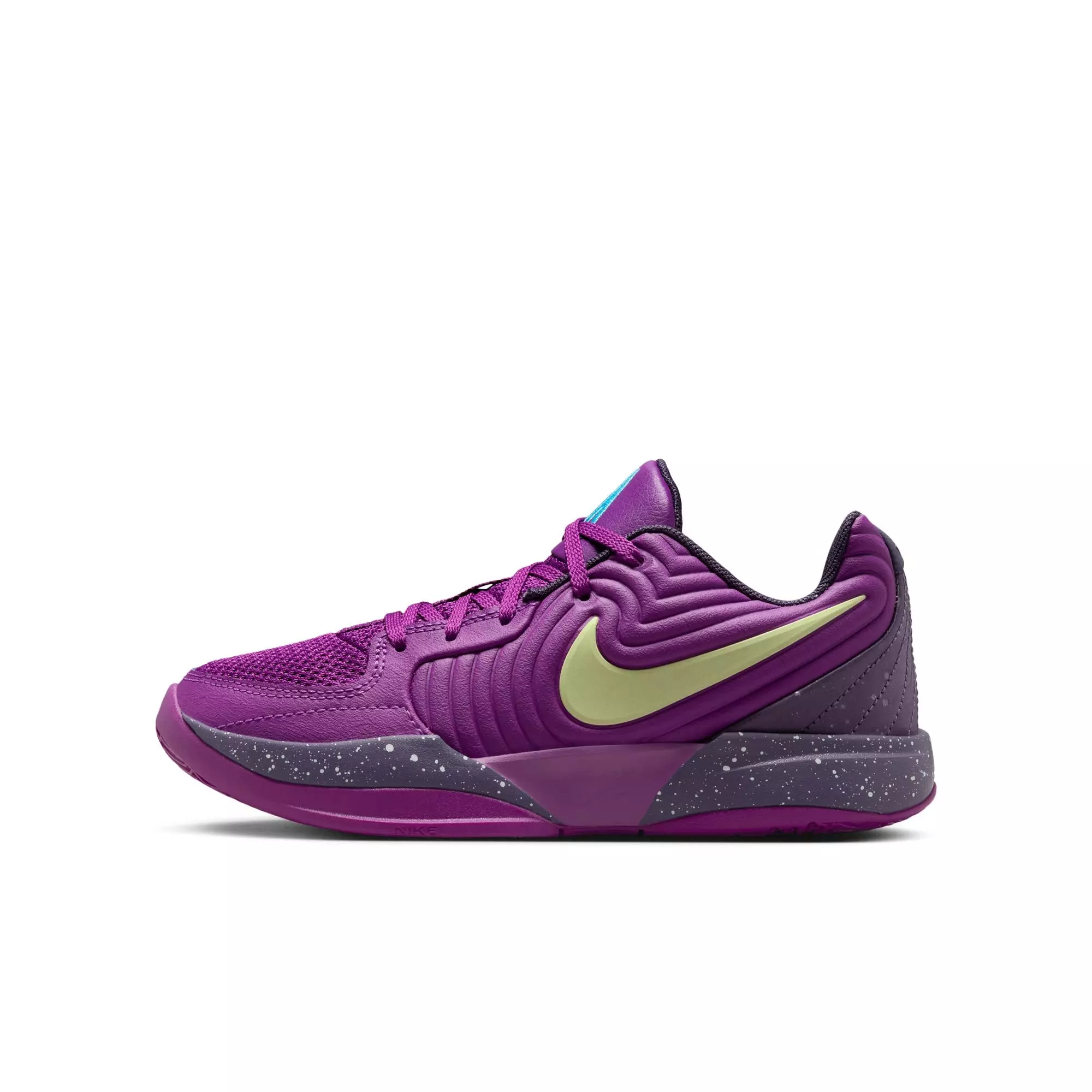 Nike Ja 2 "Purple Sky" Grade School Kids' Basketball Shoe - BOLD BERRY/BALTIC BLUE/LEMON TWIST