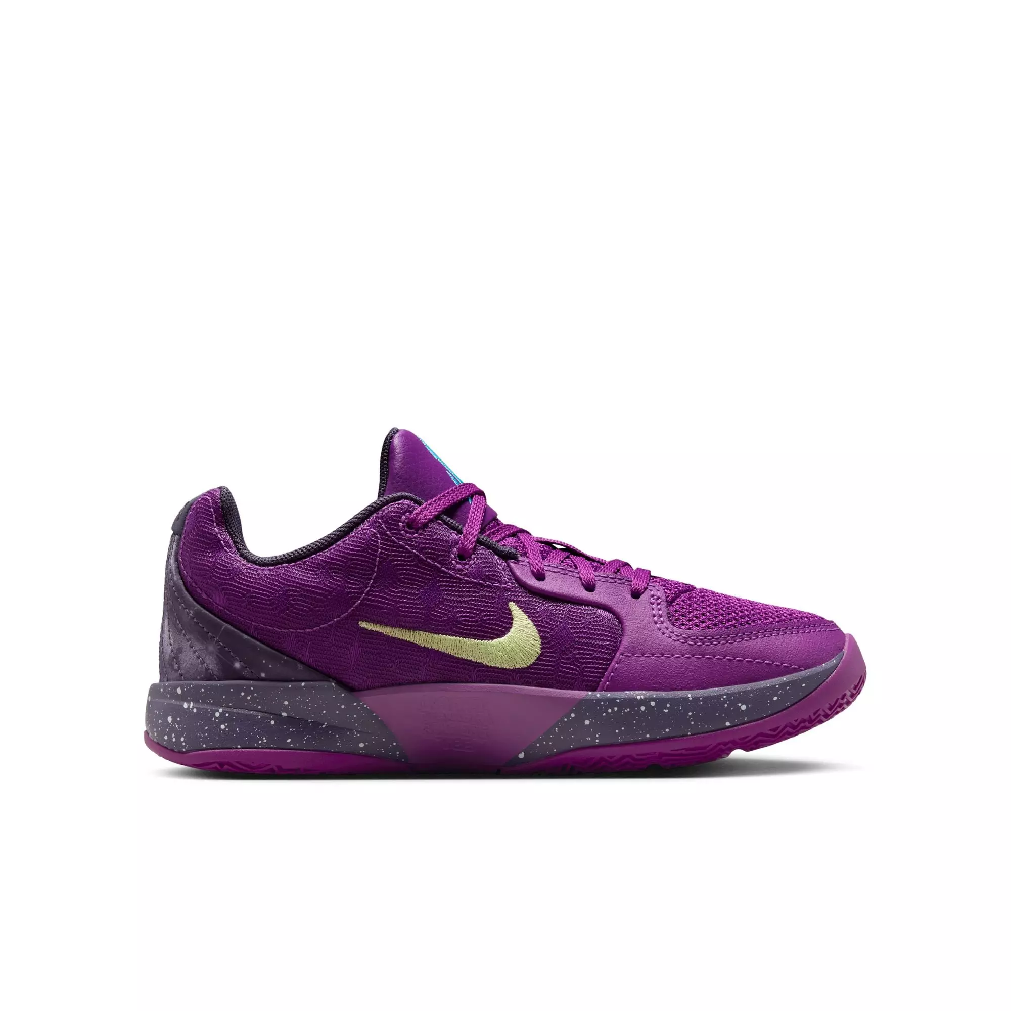 Nike Ja 2 "Purple Sky" Grade School Kids' Basketball Shoe - BOLD BERRY/BALTIC BLUE/LEMON TWIST