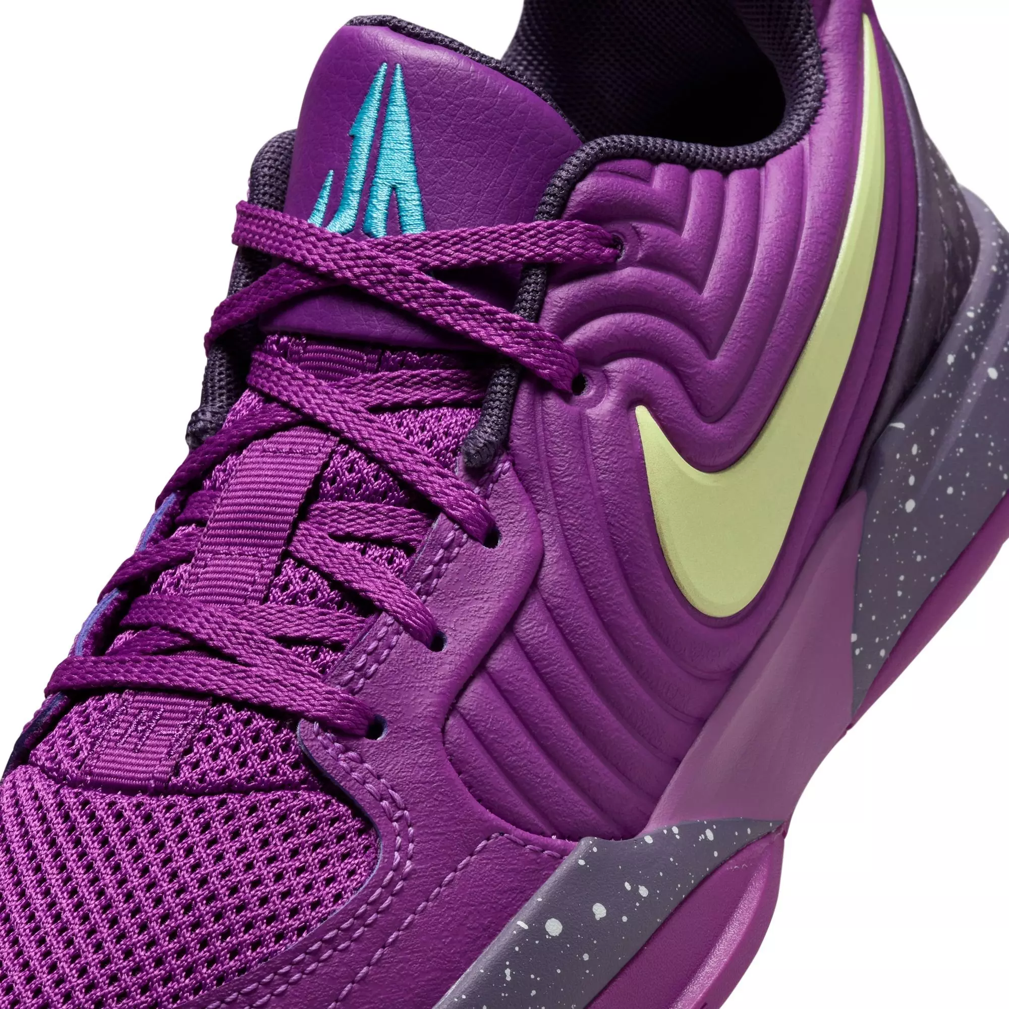 Nike Ja 2 "Purple Sky" Grade School Kids' Basketball Shoe - BOLD BERRY/BALTIC BLUE/LEMON TWIST