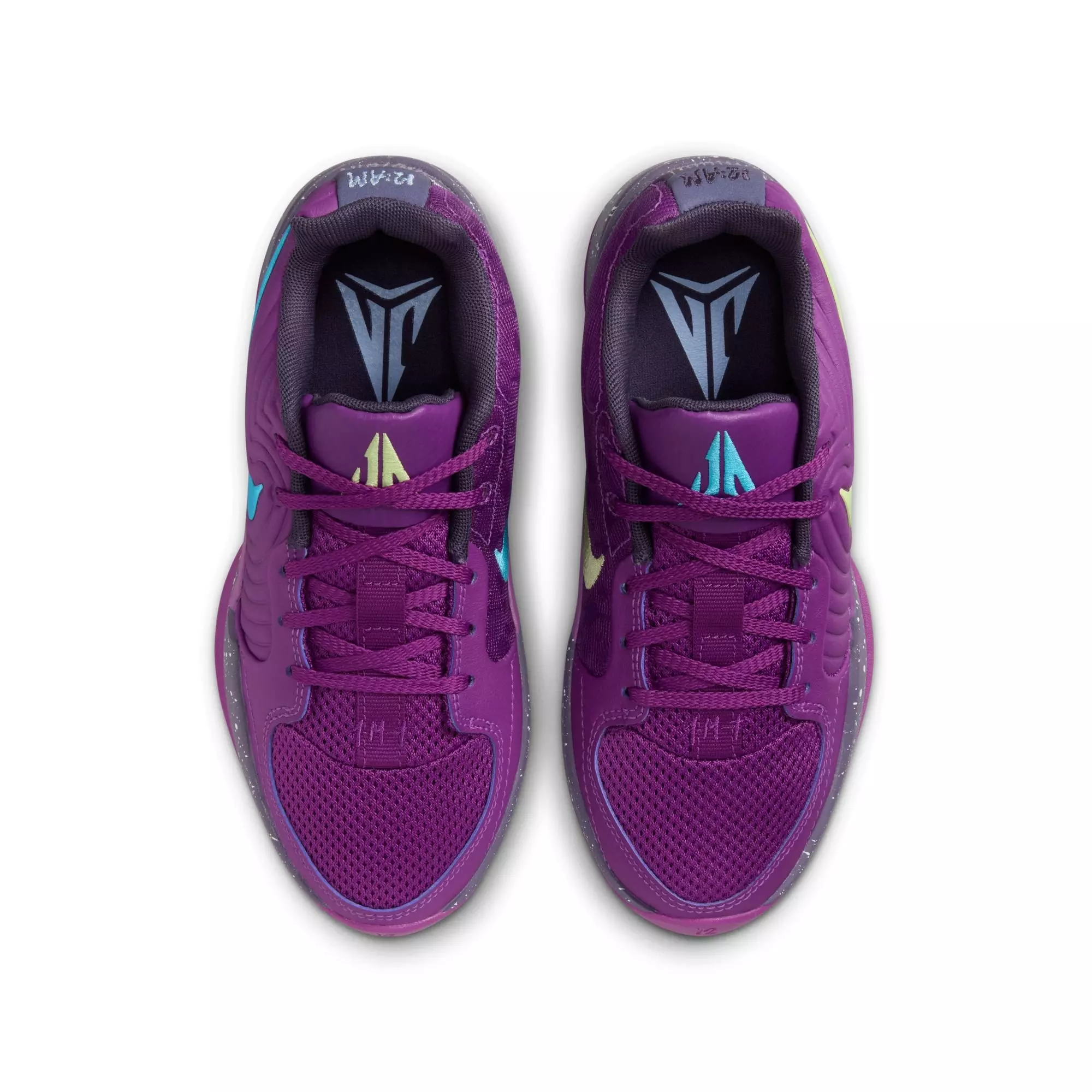 Nike Ja 2 "Purple Sky" Grade School Kids' Basketball Shoe - BOLD BERRY/BALTIC BLUE/LEMON TWIST