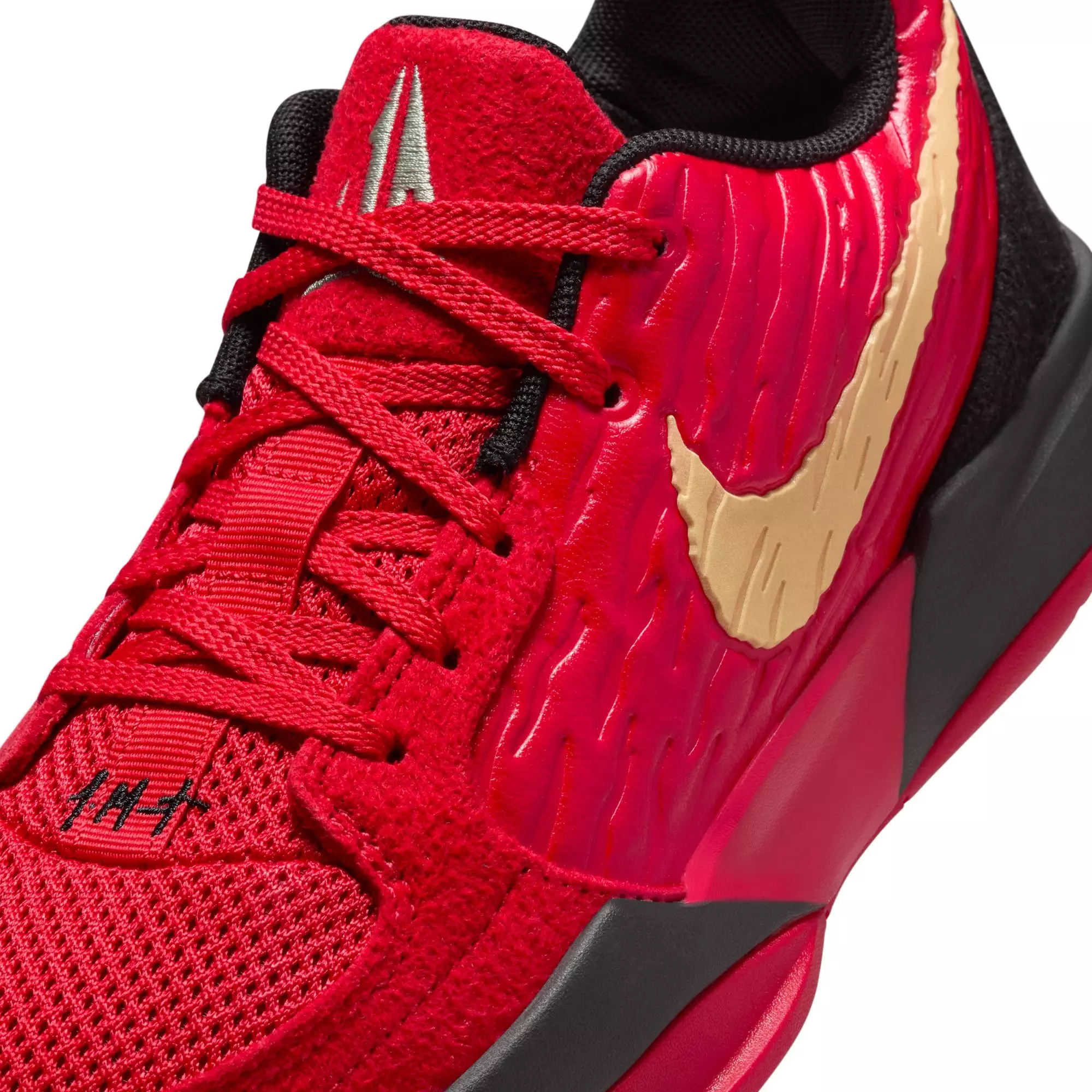 Nike Ja 2 "Nightmare" Grade School Kids' Basketball Shoe - UNIVERSITY RED/CELESTIAL GOLD/BLACK