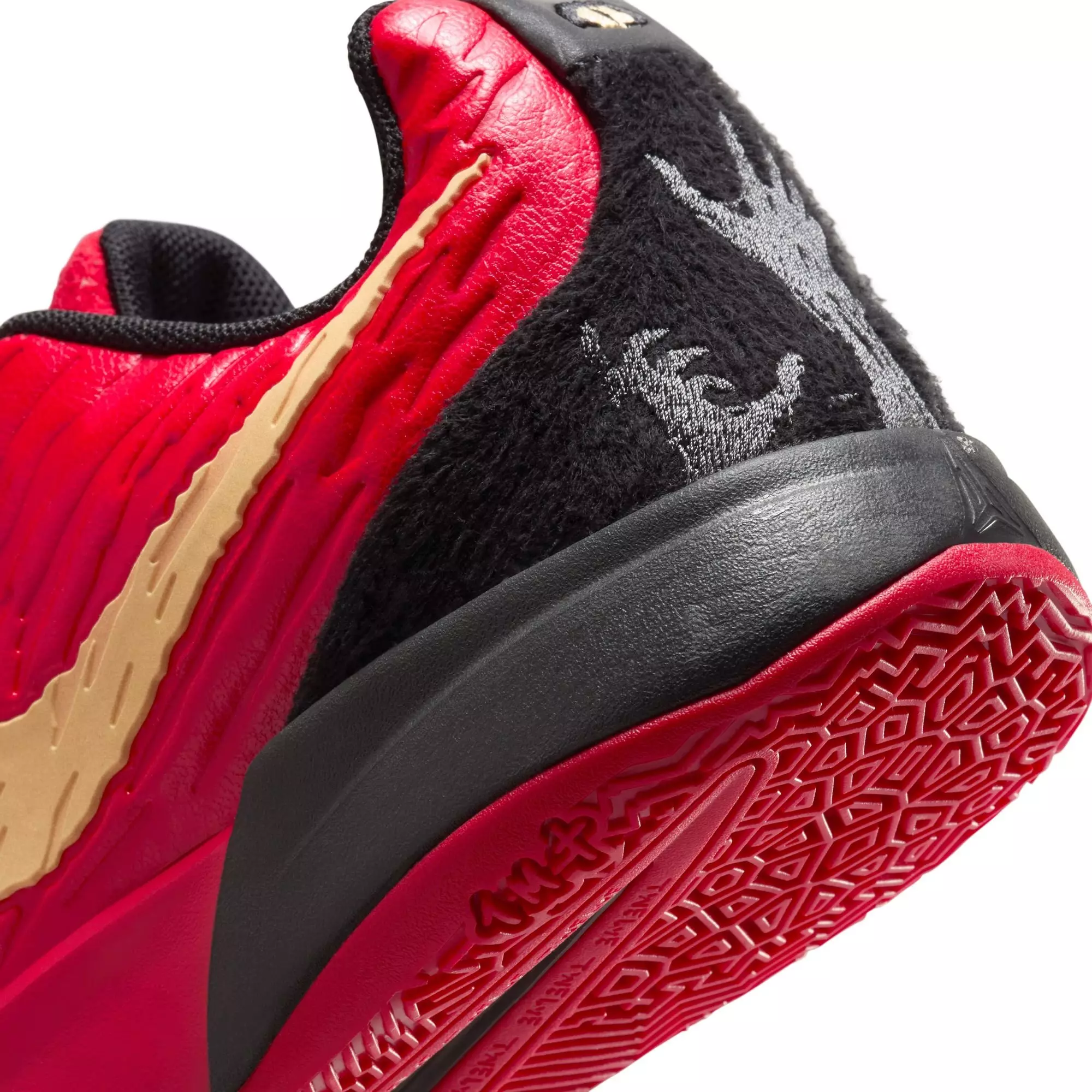 Nike Ja 2 "Nightmare" Grade School Kids' Basketball Shoe - UNIVERSITY RED/CELESTIAL GOLD/BLACK