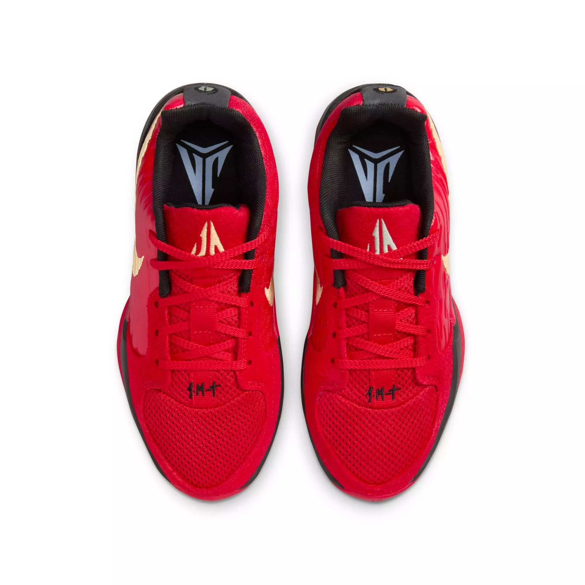 Nike Ja 2 "Nightmare" Grade School Kids' Basketball Shoe - UNIVERSITY RED/CELESTIAL GOLD/BLACK