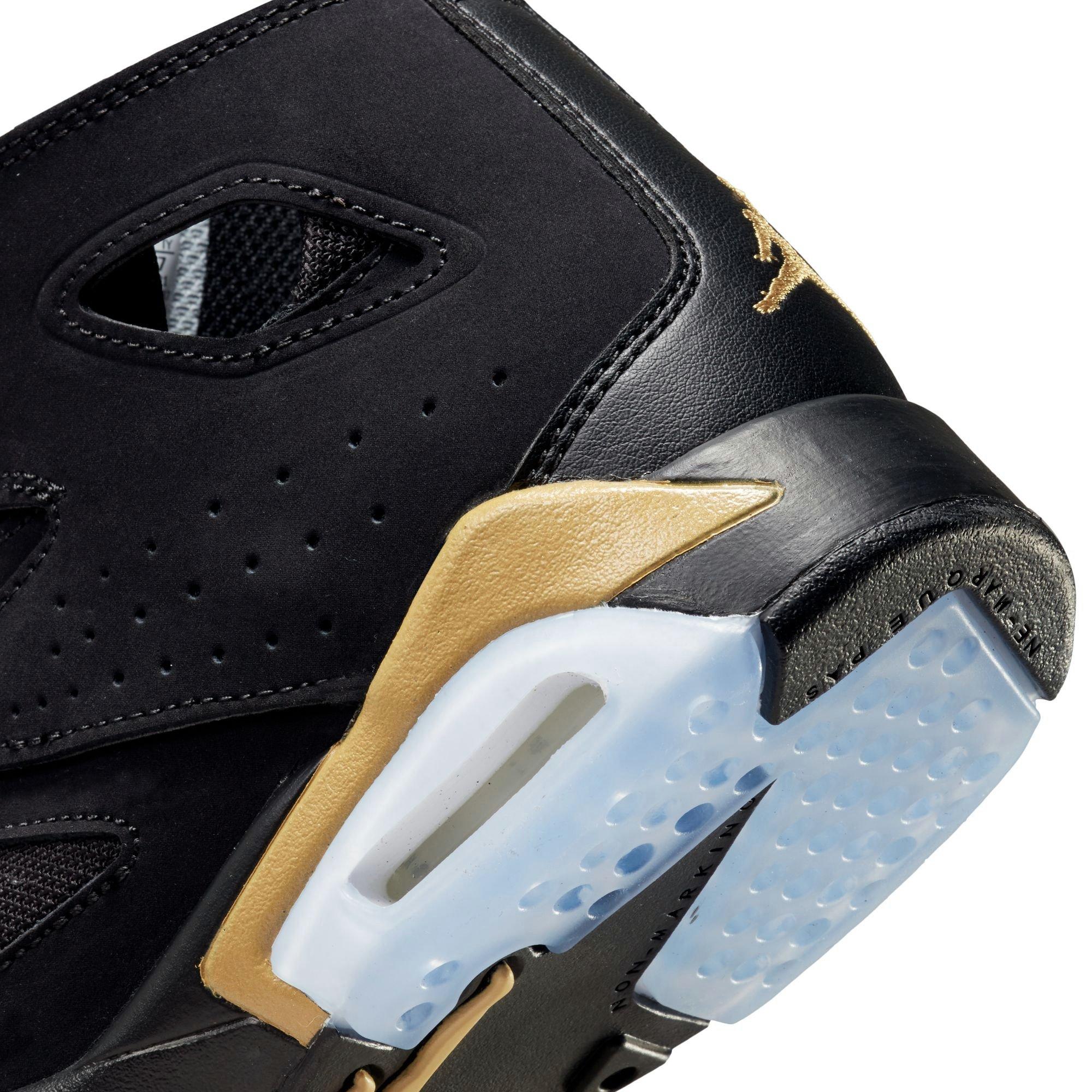 Jordan Flight Club '91 Grade School Boys' "Black/Metallic Gold" Shoe