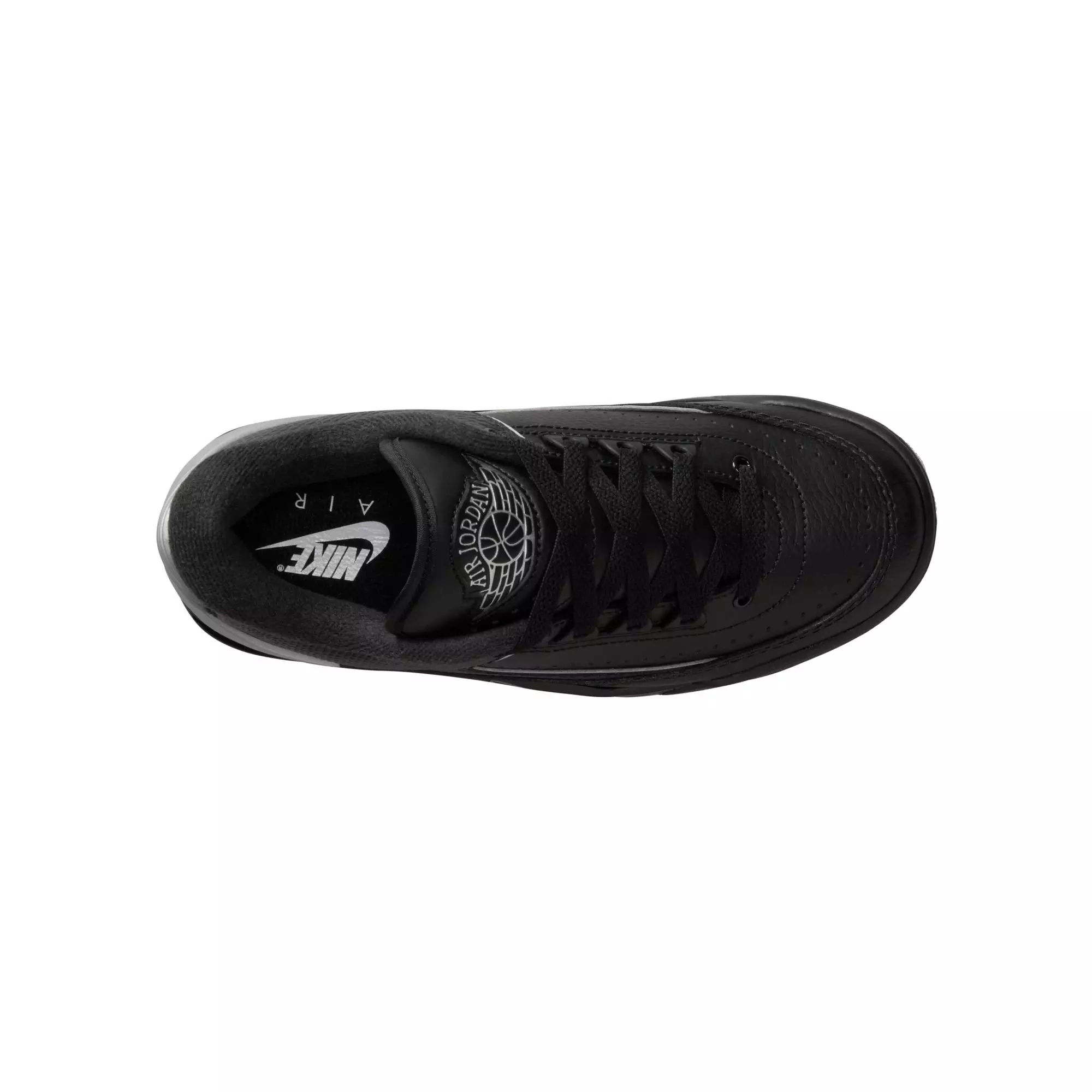 Jordan 2/3 "Black/Metallic Silver" Grade School Boys' Shoe - BLACK/SILVER