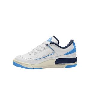 Jordan 2/3 "White/University Blue/Midnight Navy/Sail" Grade School Boys' Shoe