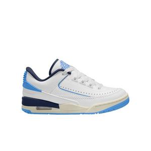 Jordan 2/3 "White/University Blue/Midnight Navy/Sail" Grade School Boys' Shoe