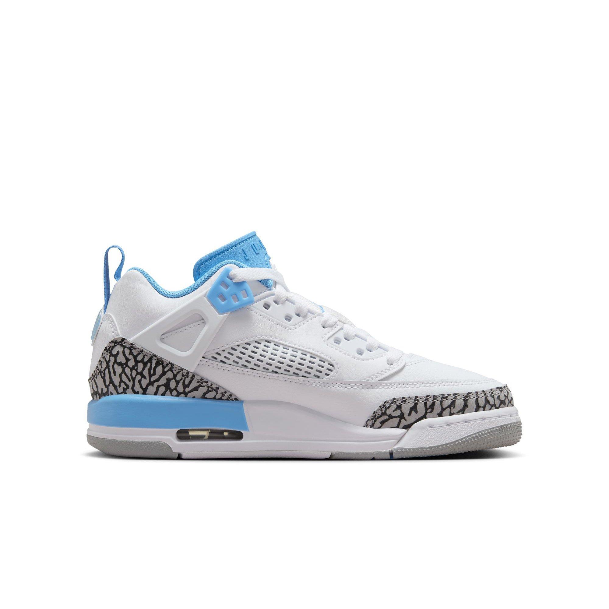 Jordan Spizike Low Grade School Boys' "White/University Blue/Wolf Grey" Shoe