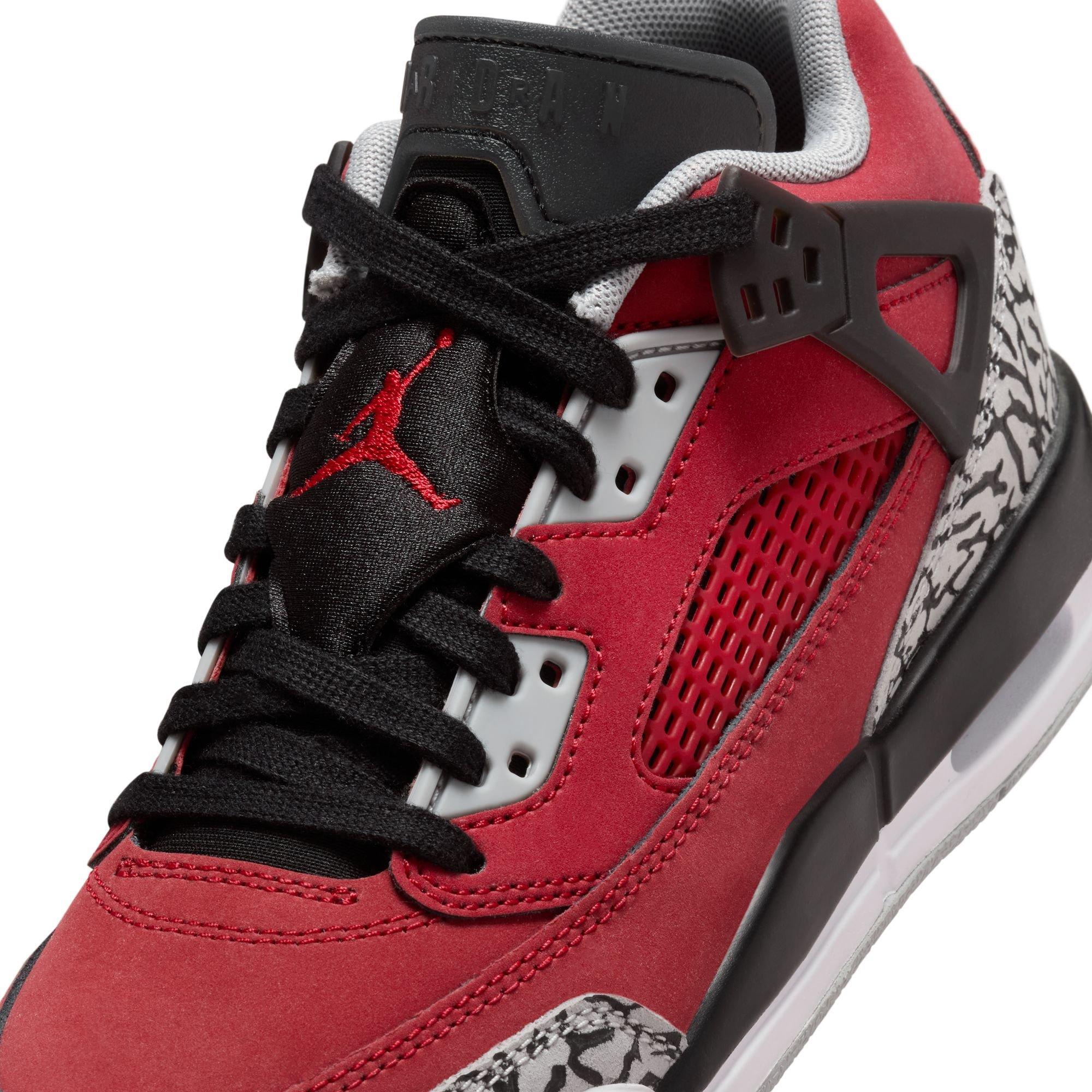Jordan Spizike Low Grade School Boys' "Gym Red/Black/Wolf Grey/Cool Grey" Shoe