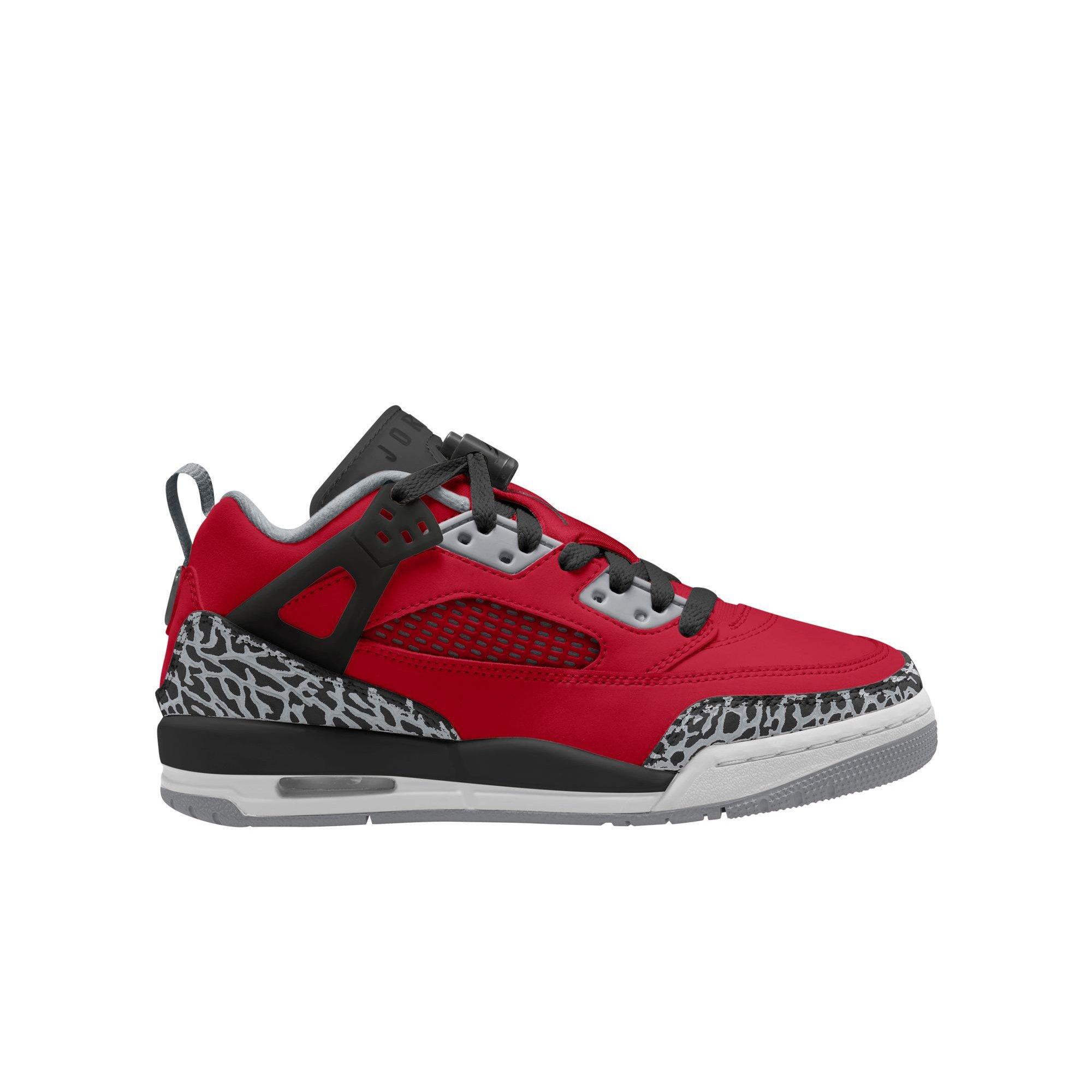 Jordan Spizike Low Grade School Boys'&nbsp;"Gym Red/Black/Wolf Grey/Cool Grey"&nbsp;Shoe