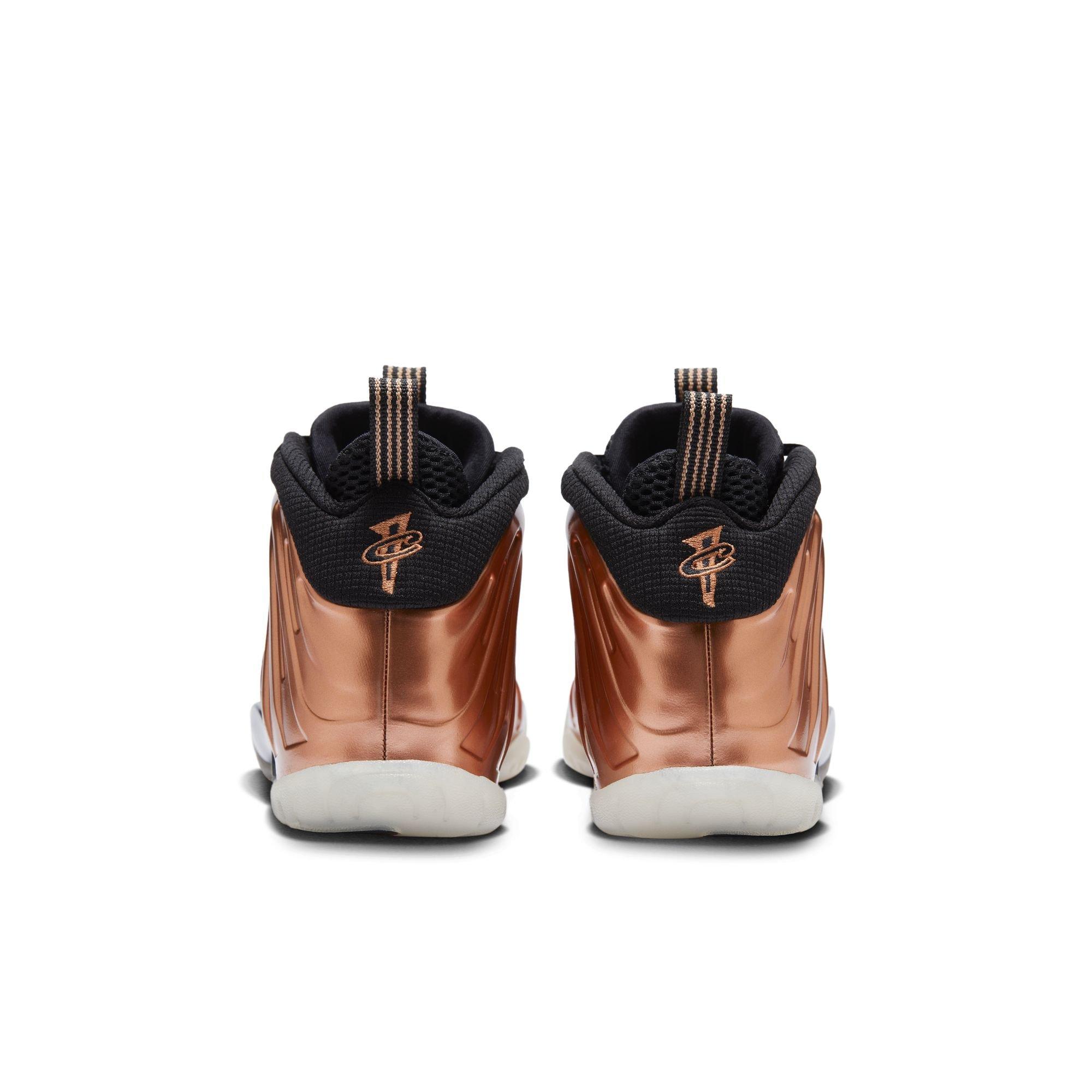 Nike Little Posite One Grade School Kids' "Metallic Copper" Shoe