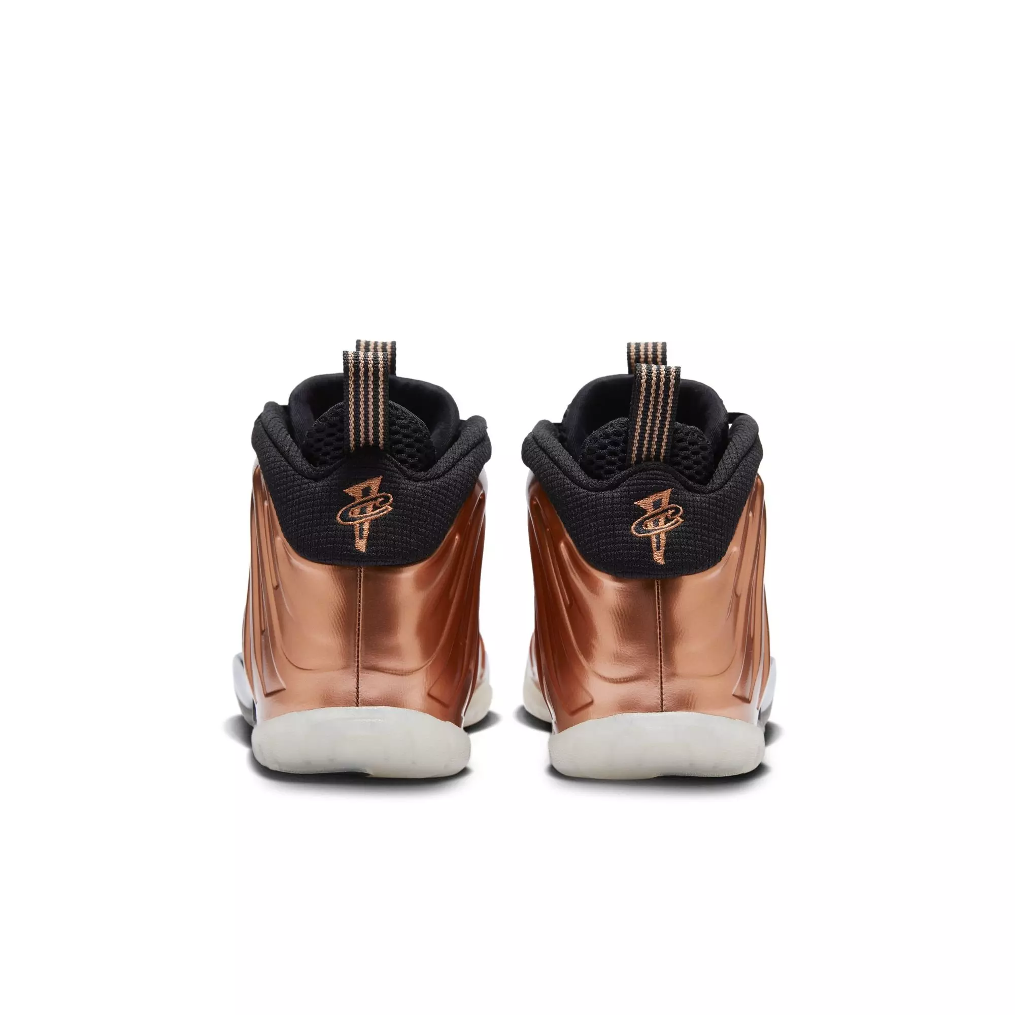 Nike Little Posite One "Metallic Copper" Grade School Kids' Shoe - METALLIC COPPER/BLACK