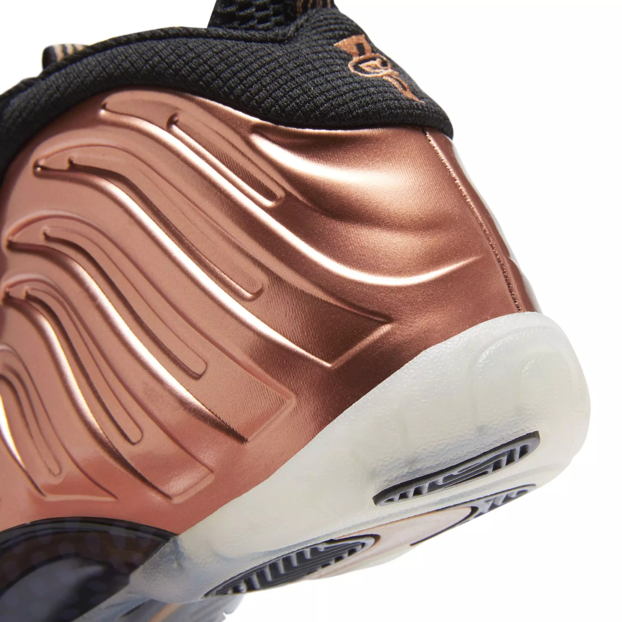 Nike Little Posite One "Metallic Copper" Grade School Kids' Shoe - METALLIC COPPER/BLACK