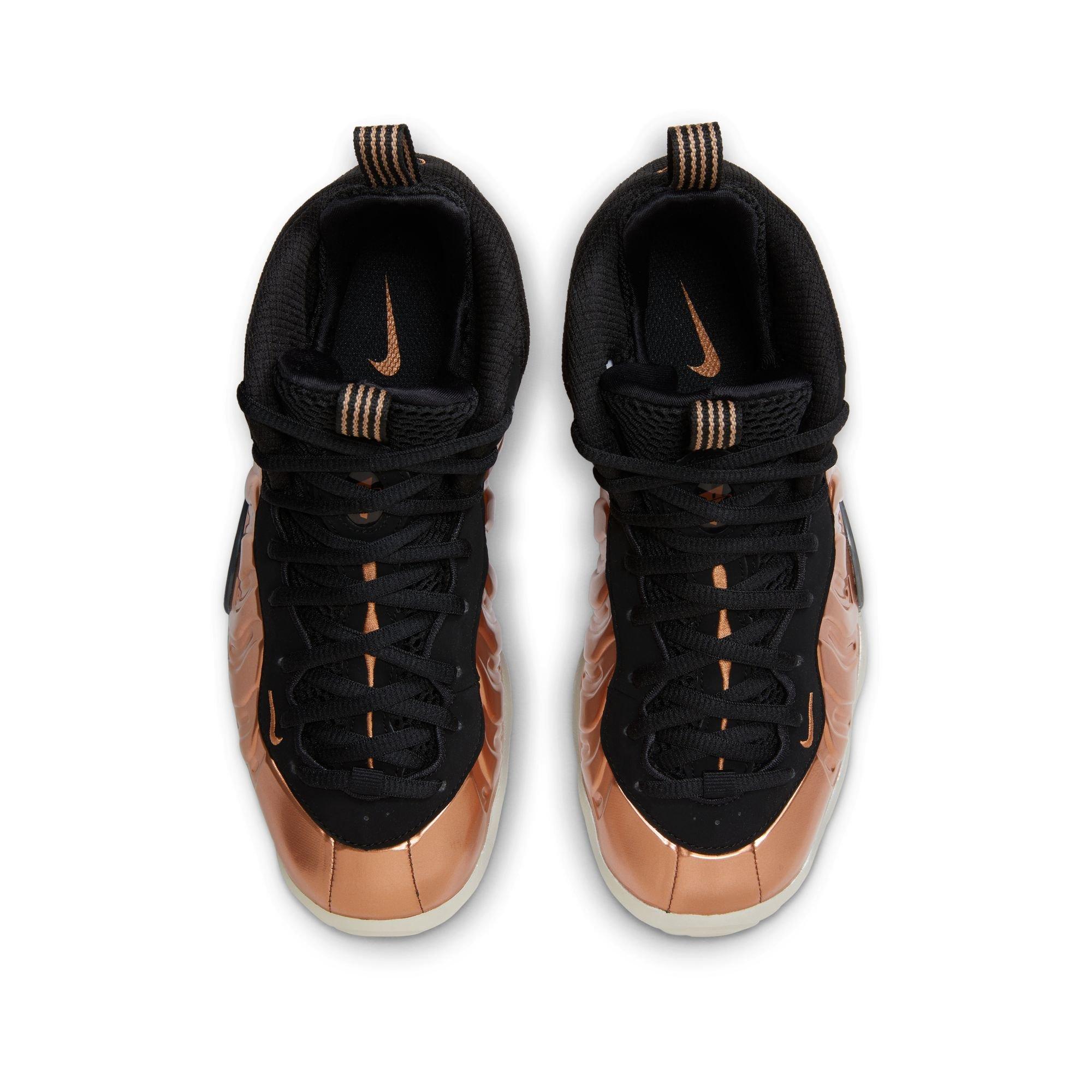 Nike Little Posite One Grade School Kids' "Metallic Copper" Shoe