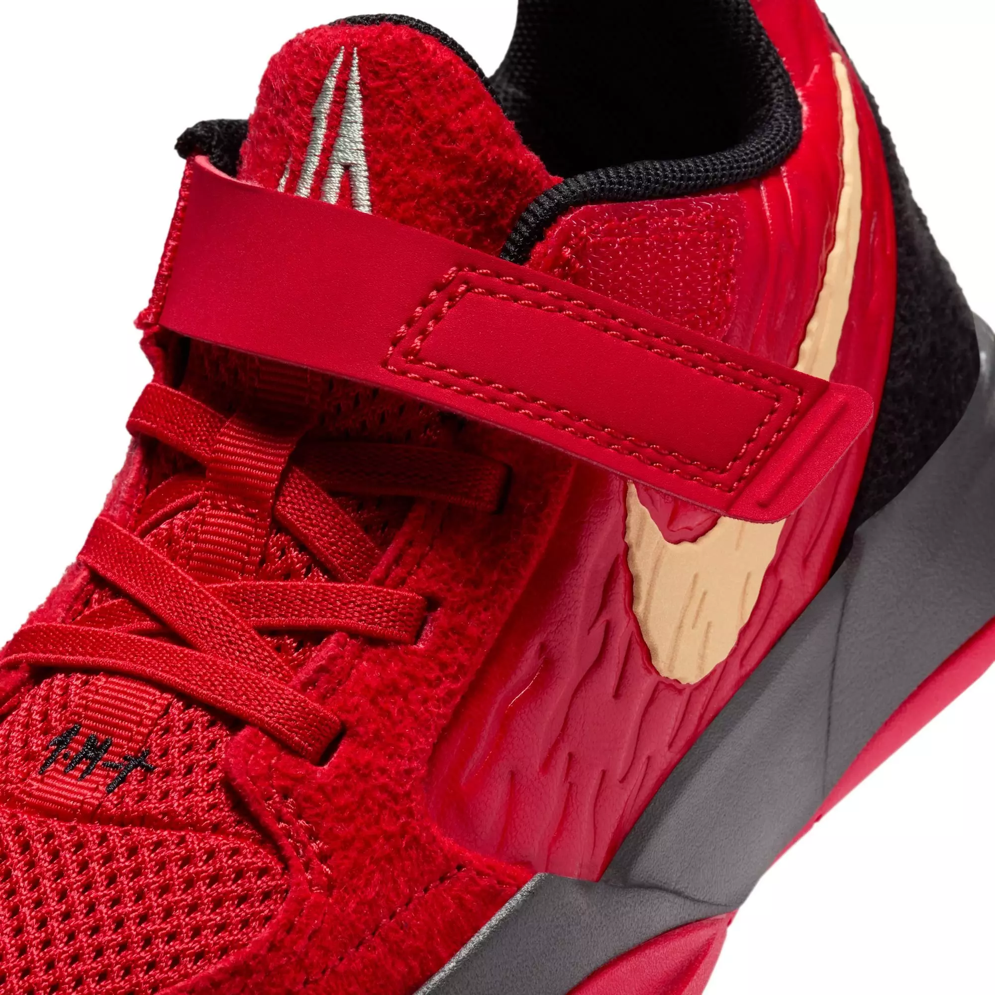 Nike Ja 2 "Nightmare" Preschool Kids' Basketball Shoe - UNIVERSITY RED/CELESTIAL GOLD/BLACK
