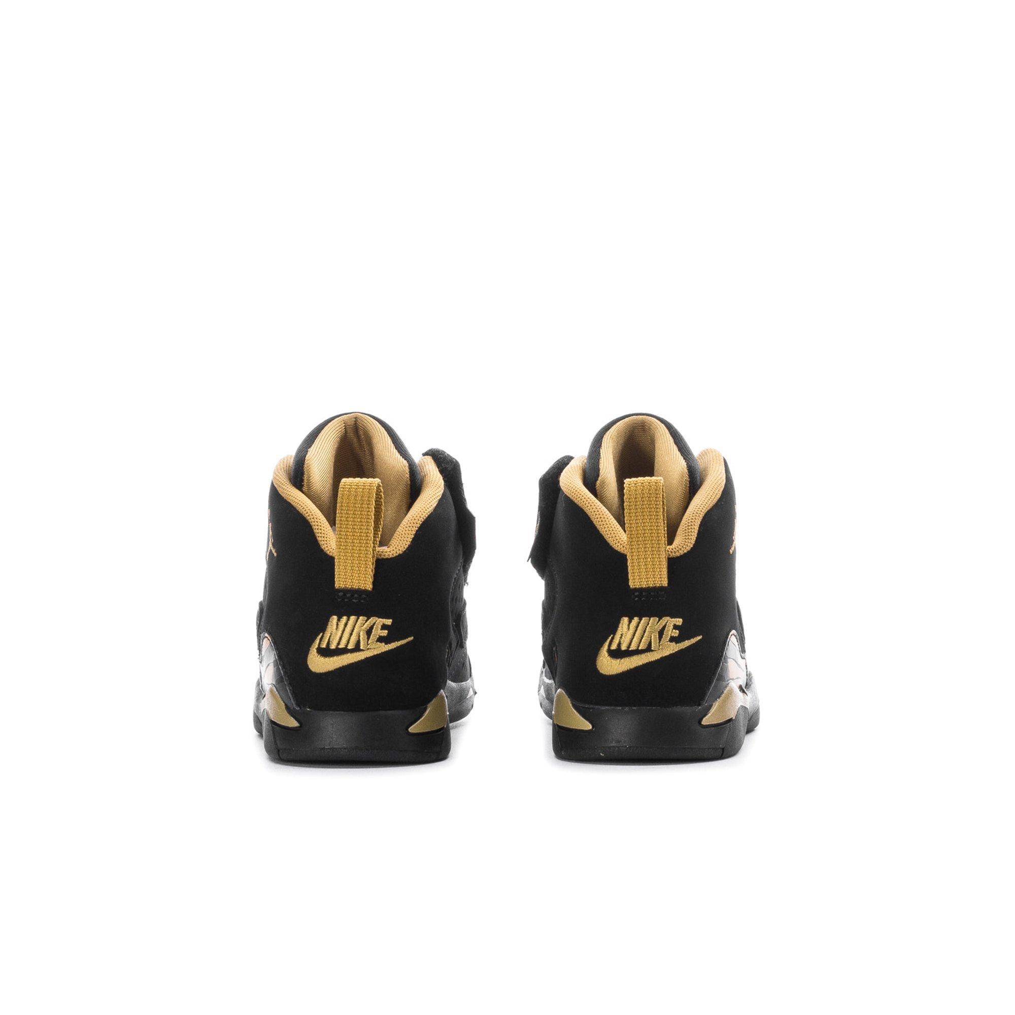 JORDAN MVP Nike Black and Gold Men\'s Sneakers Jordan MVP 92 Mens Basketball Shoes Black Metallic Gold Sail  main image 2